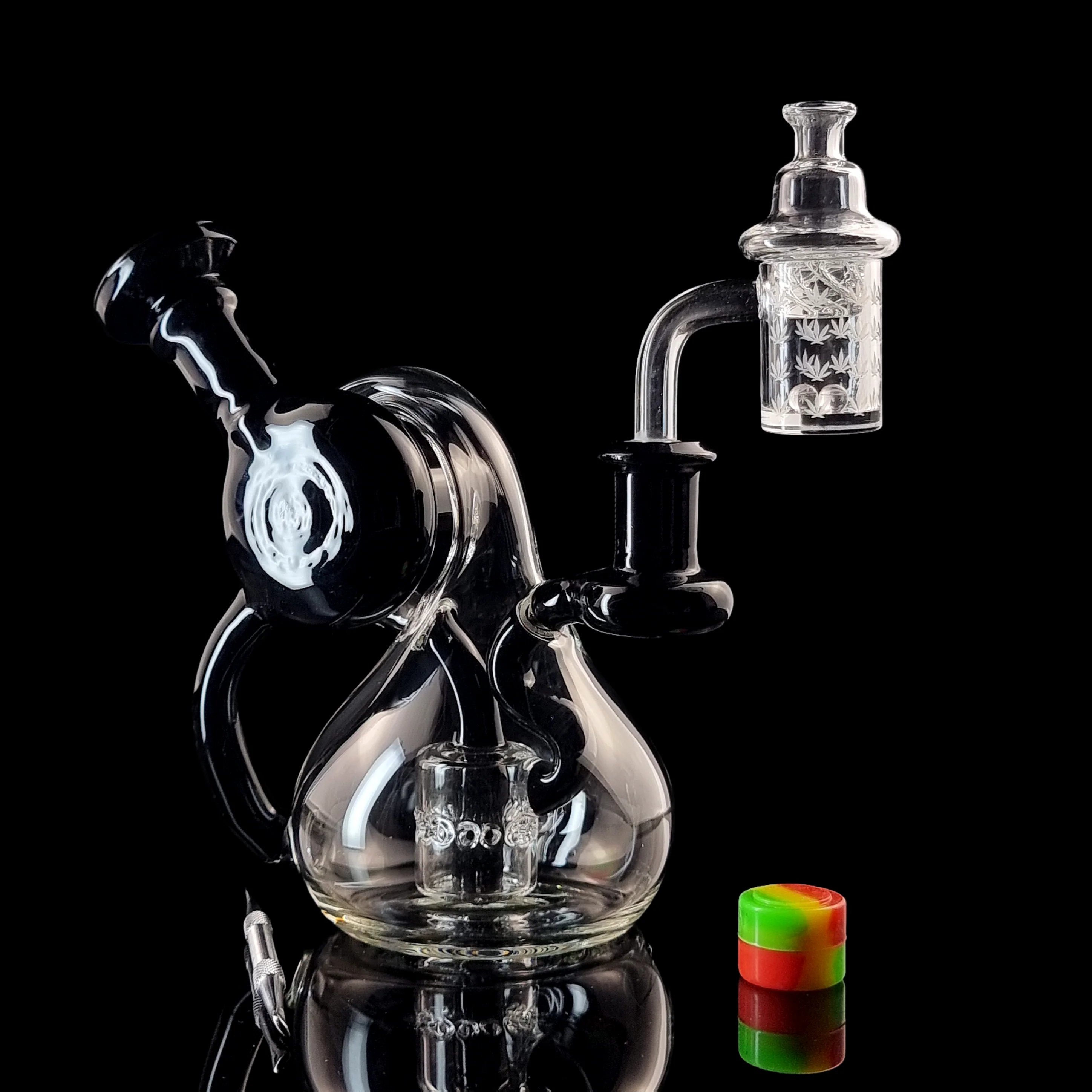 16cm Loop Recycler Dab Rig Kit - Image 3