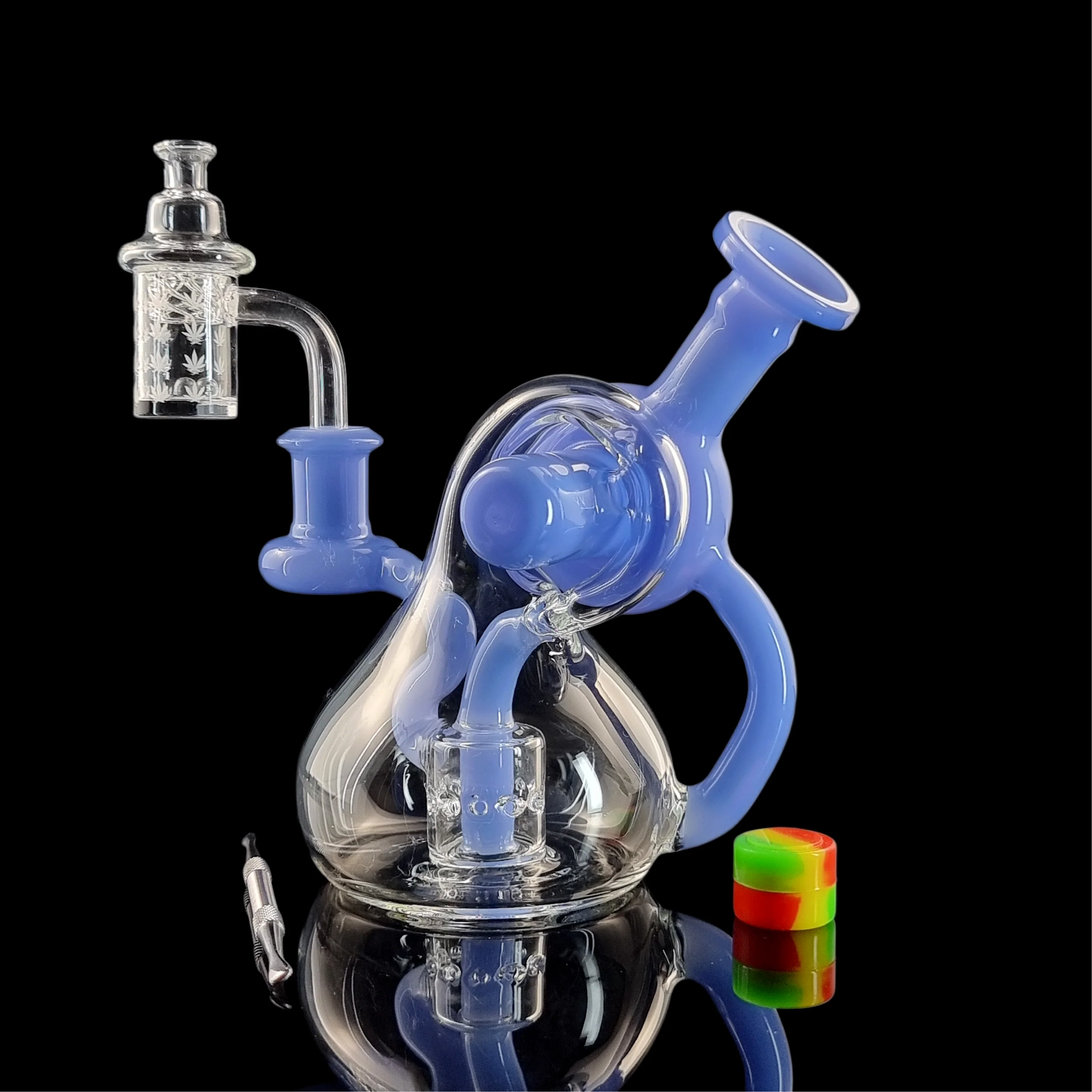 16cm Loop Recycler Dab Rig Kit - Image 4