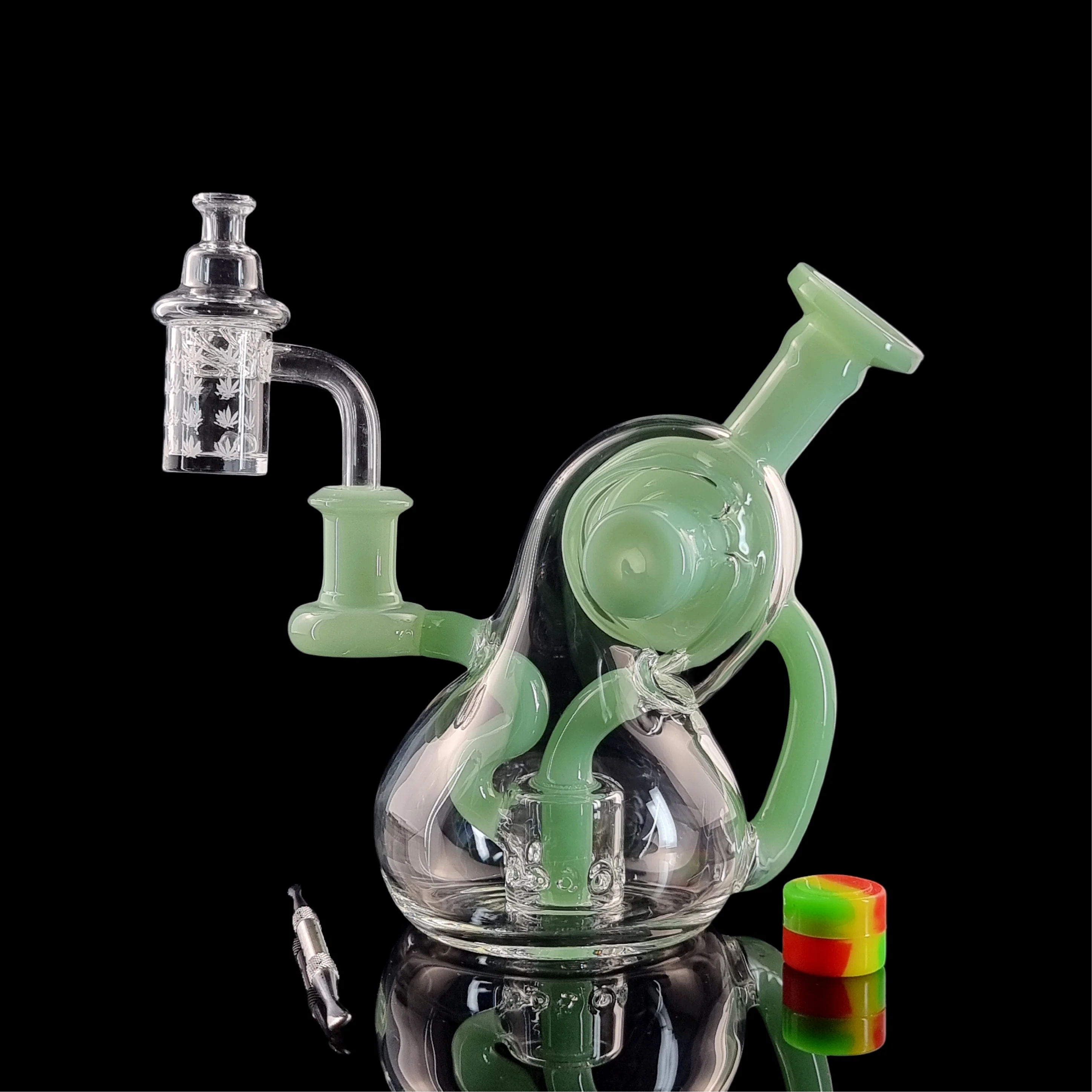 16cm Loop Recycler Dab Rig Kit - Image 5