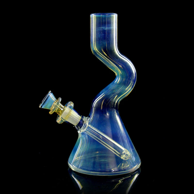 19cm Silver Fumed Beaker w/ Single Loop Neck - Image 2