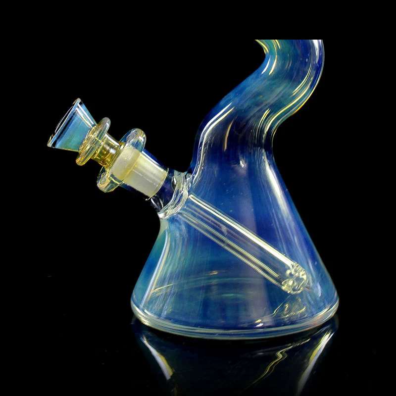 19cm Silver Fumed Beaker w/ Single Loop Neck - Image 4