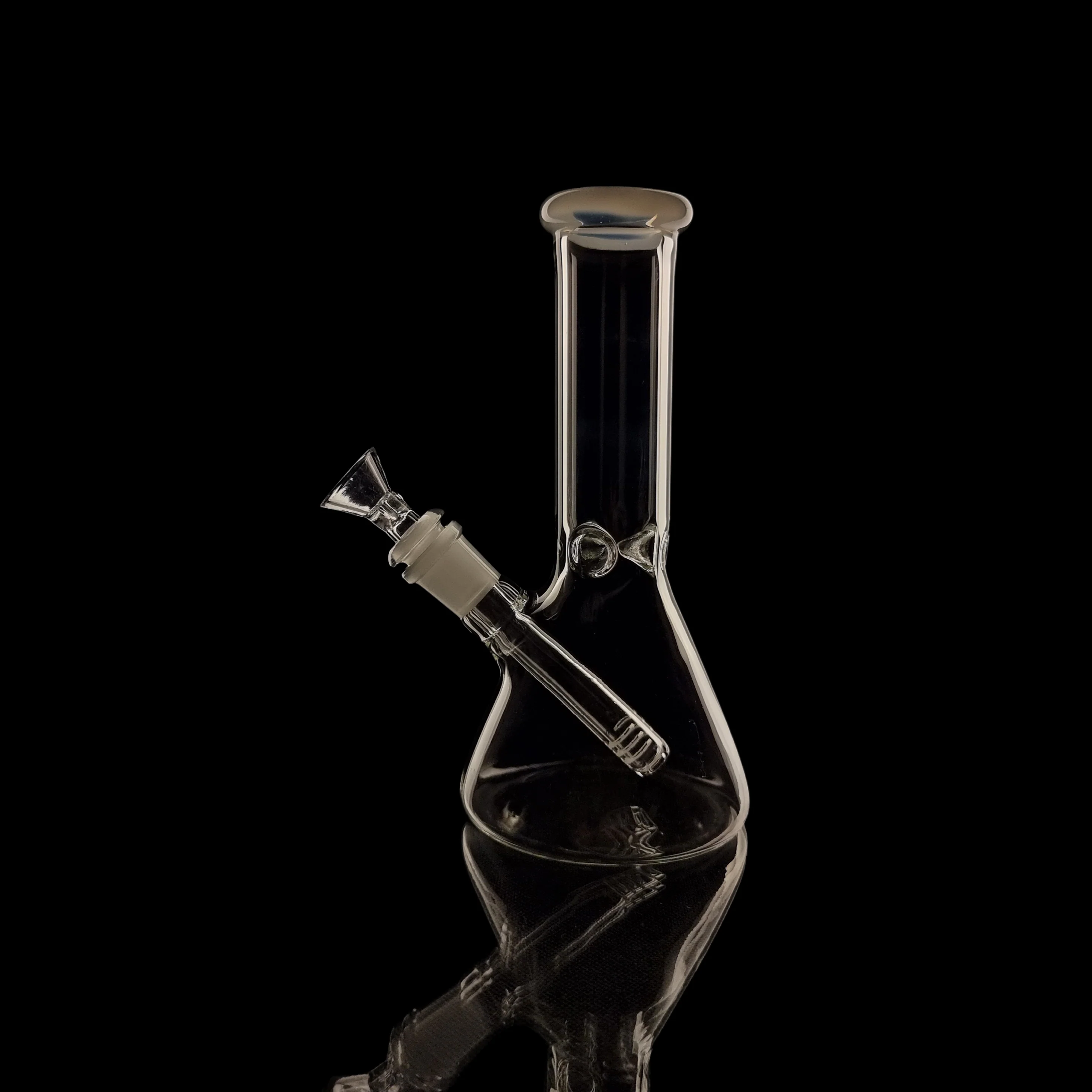 20cm Clear Glass Beaker w/ Coloured Lip - Image 3