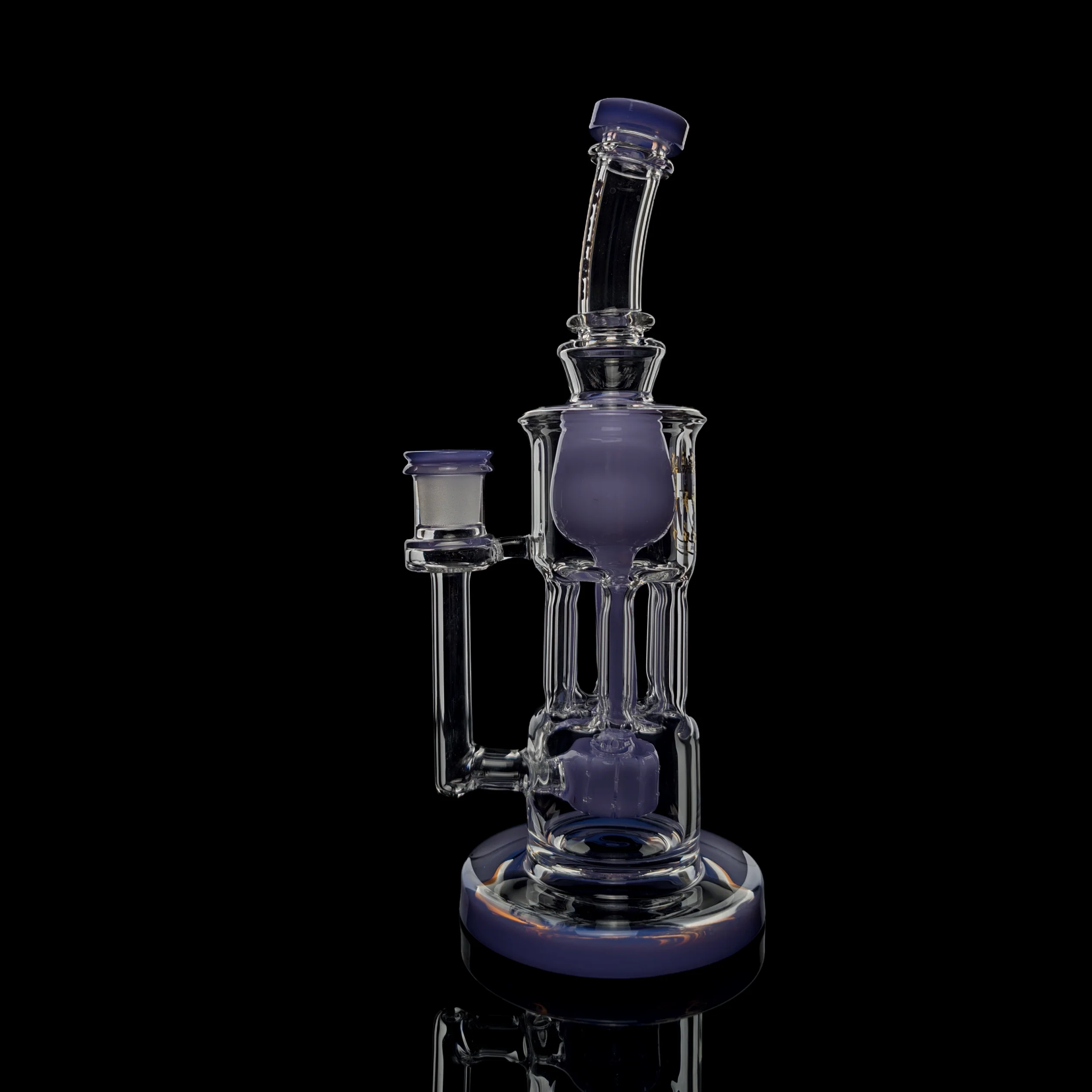 24cm Phoenix Glass Incycler w/ Disk Perc