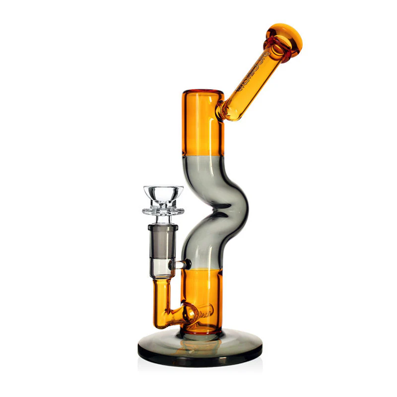 25cm Phoenix Star Single Loop Tube w/ Inline Perc - Image 4