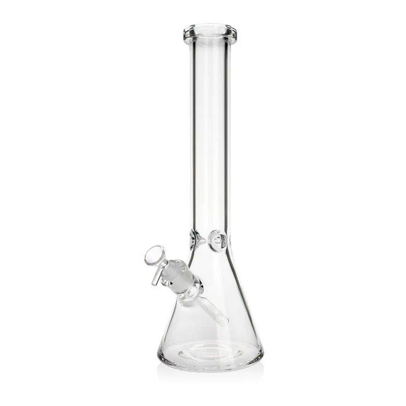 35cm Clear Glass Beaker 7mm Coloured Lip - Image 3