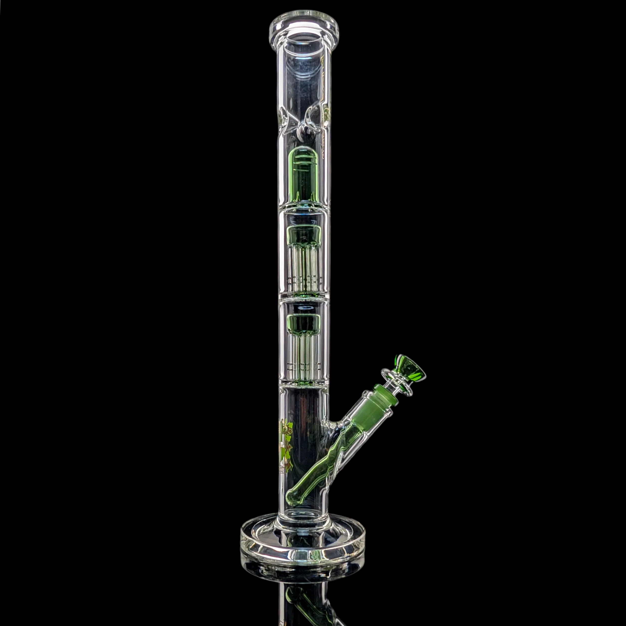 35cm Straight Glass w/ Twin 6 Arm Tree Perc by Phoenix Glass - Image 3
