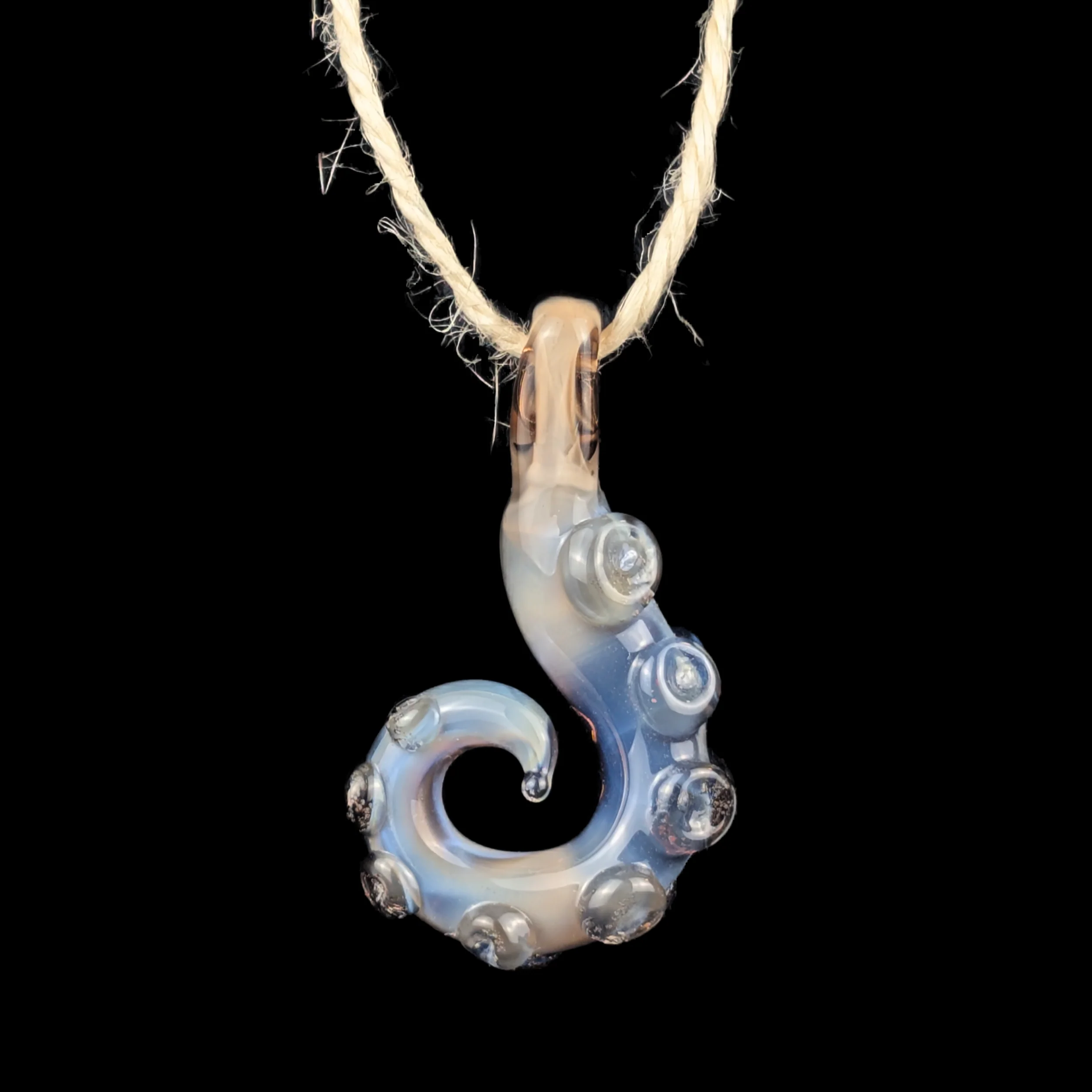 Agate Colour J Style Tentacle Pendy by Wicked Glass