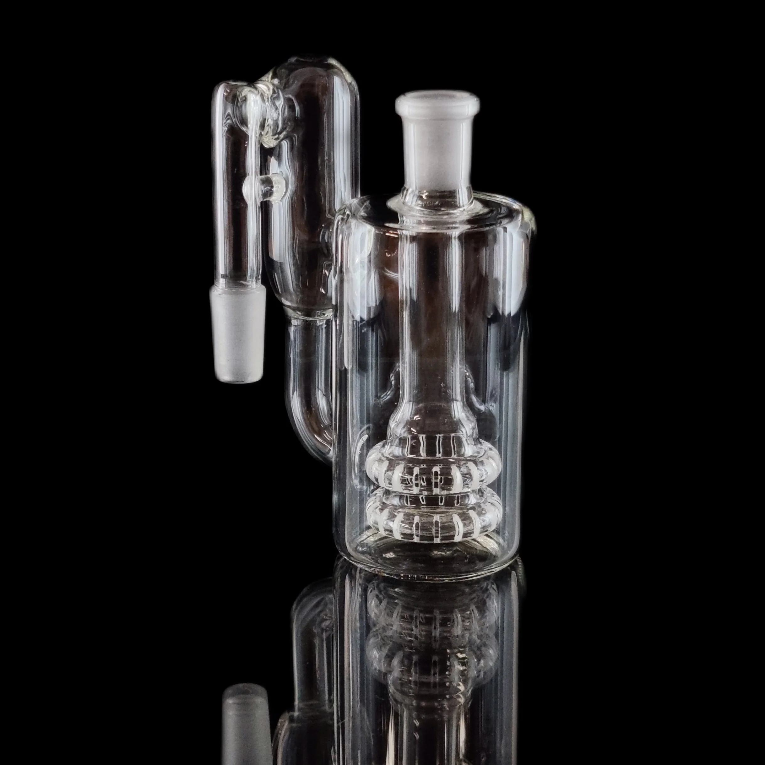 Ash Catcher Recycler 90 degree Double Shower Head Perc