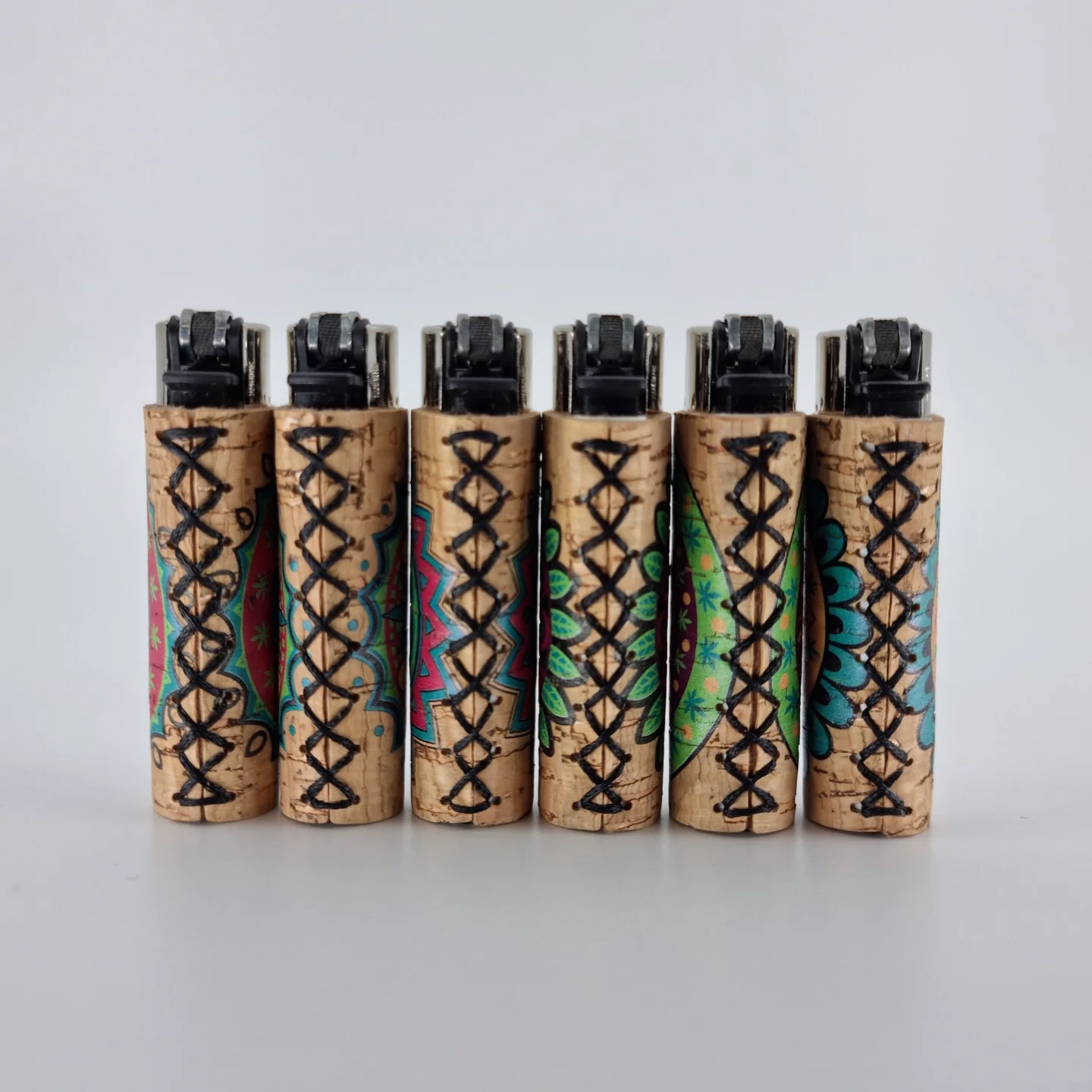 Clipper Lighter Cannabis Mandala Cork Large *CANT BE SHIPPED* - Image 3