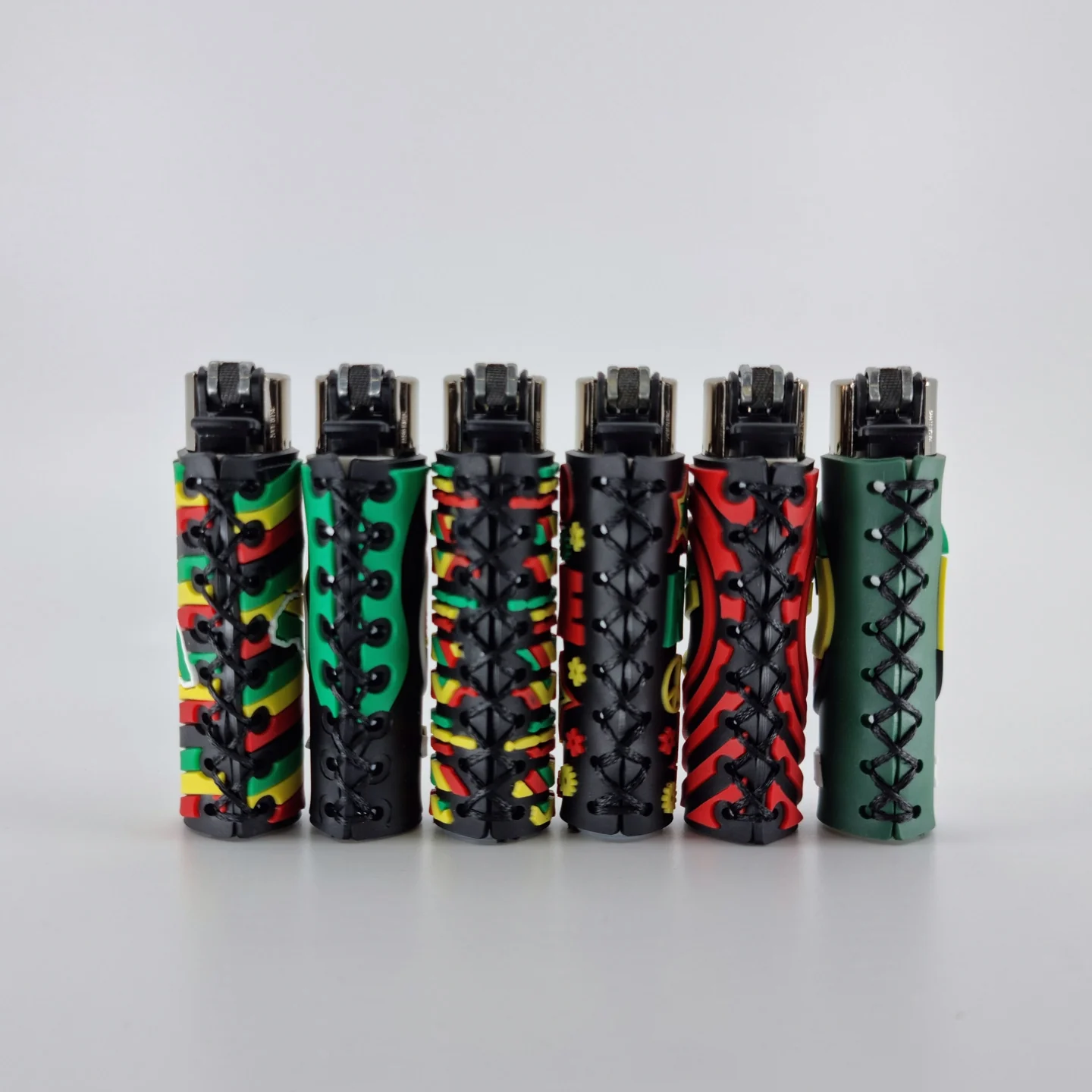 Clipper Lighter Hello Jamaica Hand Sewn Pop Cover Large - Image 3