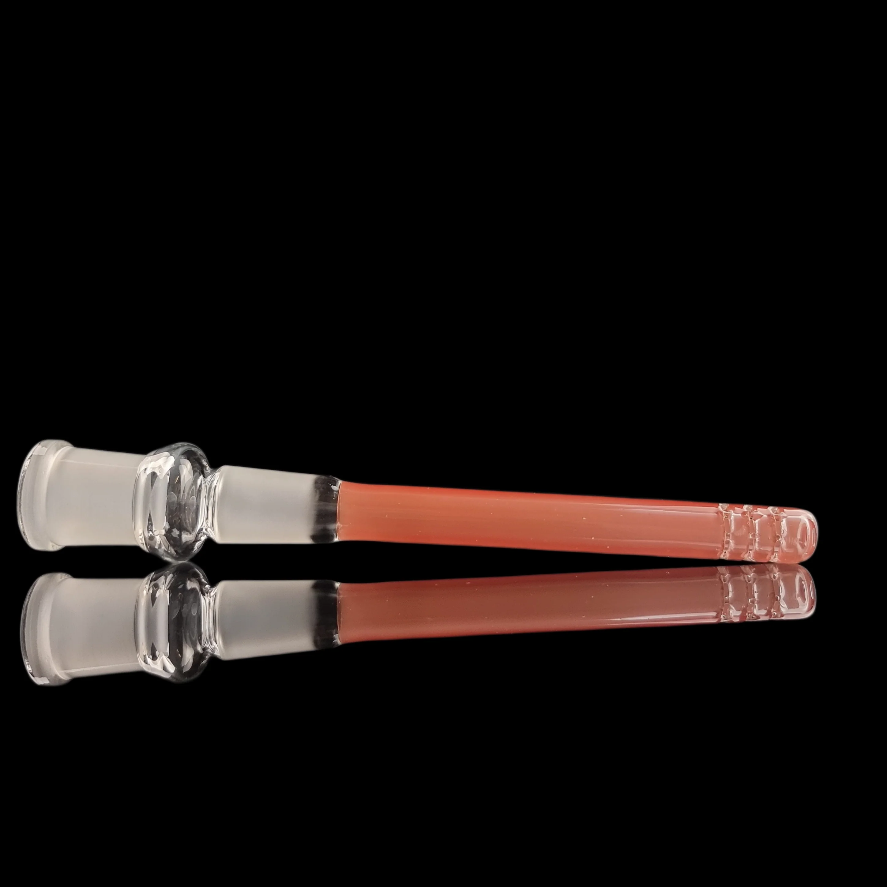 Ghosted Red Crayon 14cm 18mm 18mm Stem by Empirical Glass - Image 4
