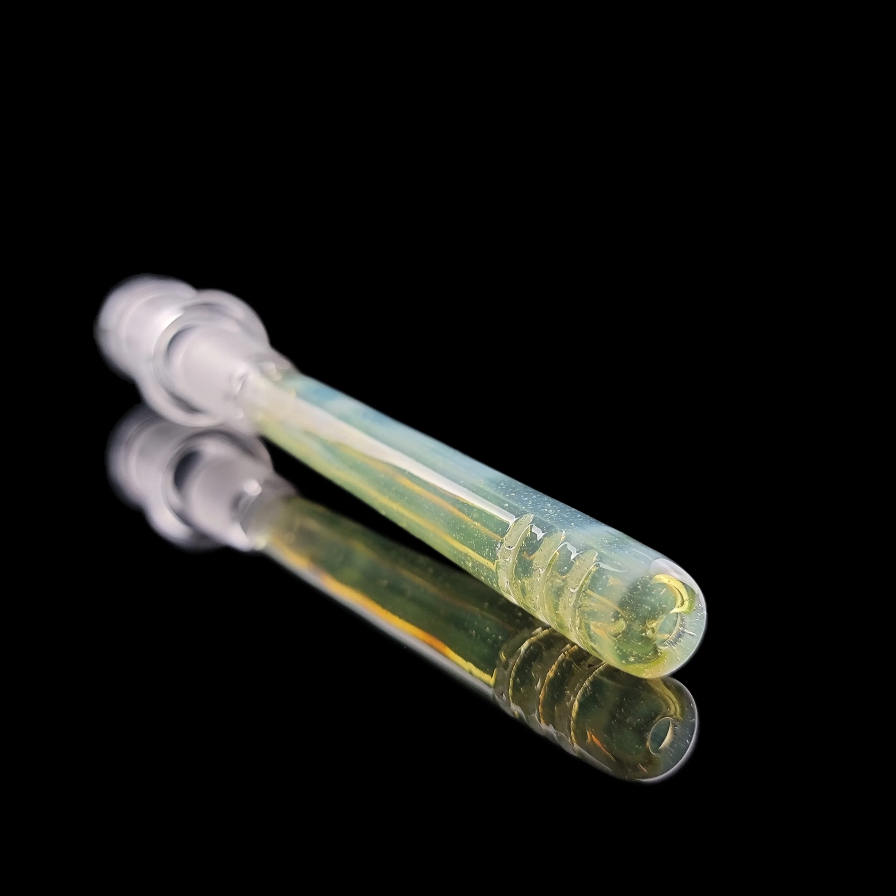 Green Coloured 14cm 18mm 18mm Stem by Empirical Glass - Image 2