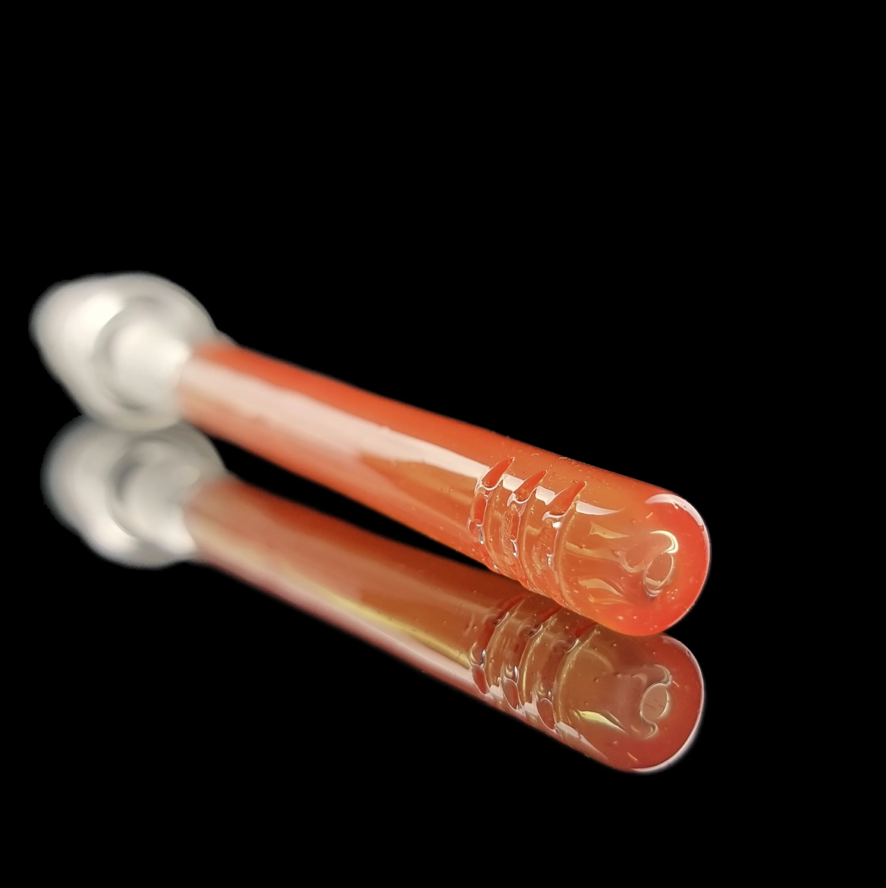 Orangy/Red 15cm 18mm 18mm Stem by Empirical Glass - Image 2