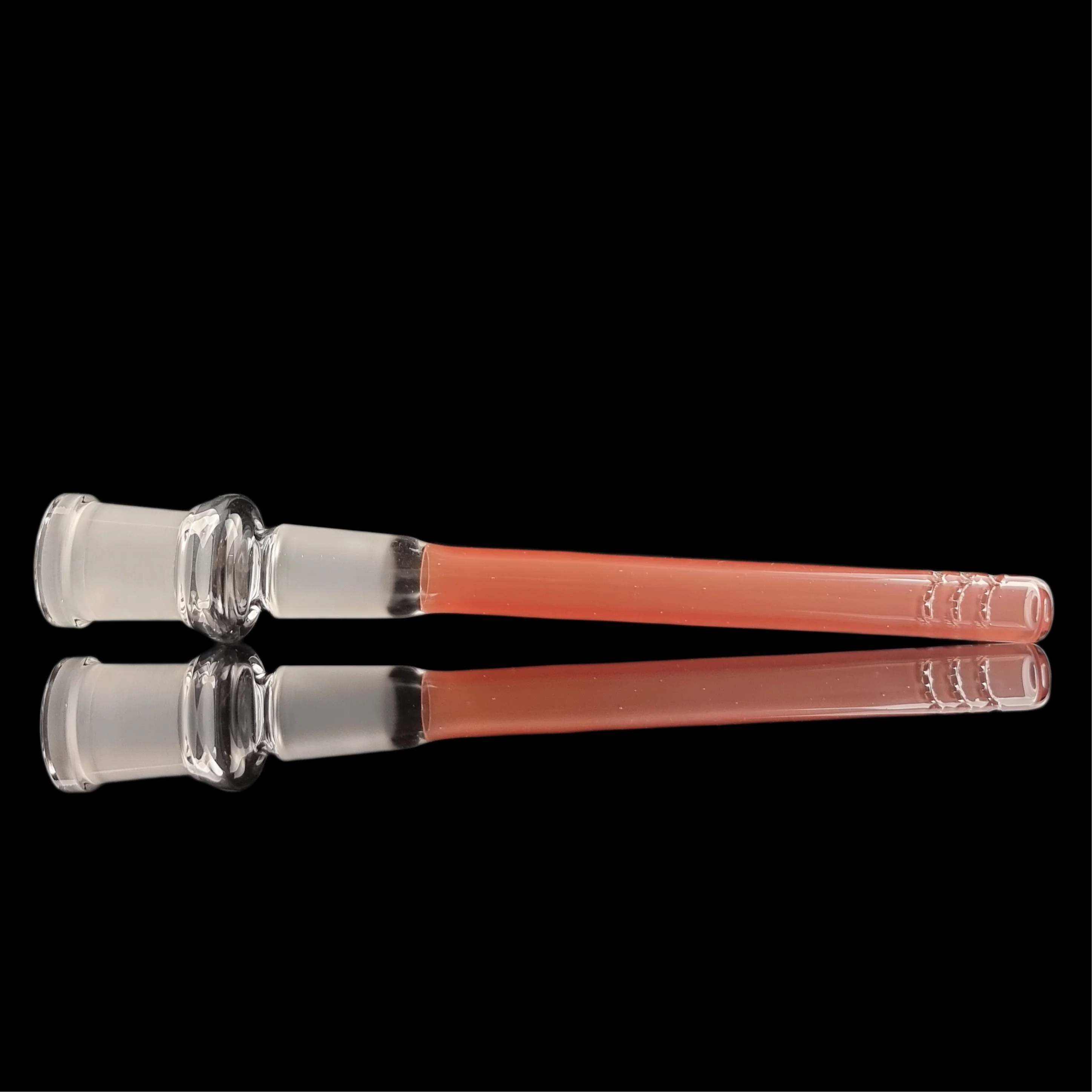 Ghosted Red Crayon 15cm 18mm 18mm Stem by Empirical Glass - Image 3