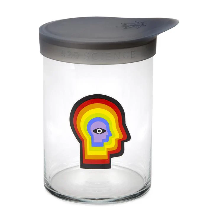 Large Wide Mouth Jar With Silicone Lid - Image 12