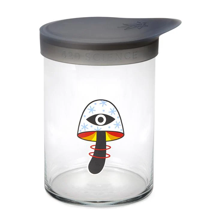 Large Wide Mouth Jar With Silicone Lid - Image 13