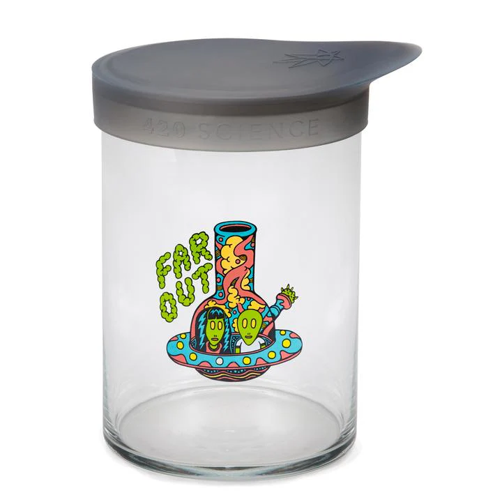 Large Wide Mouth Jar With Silicone Lid - Image 19