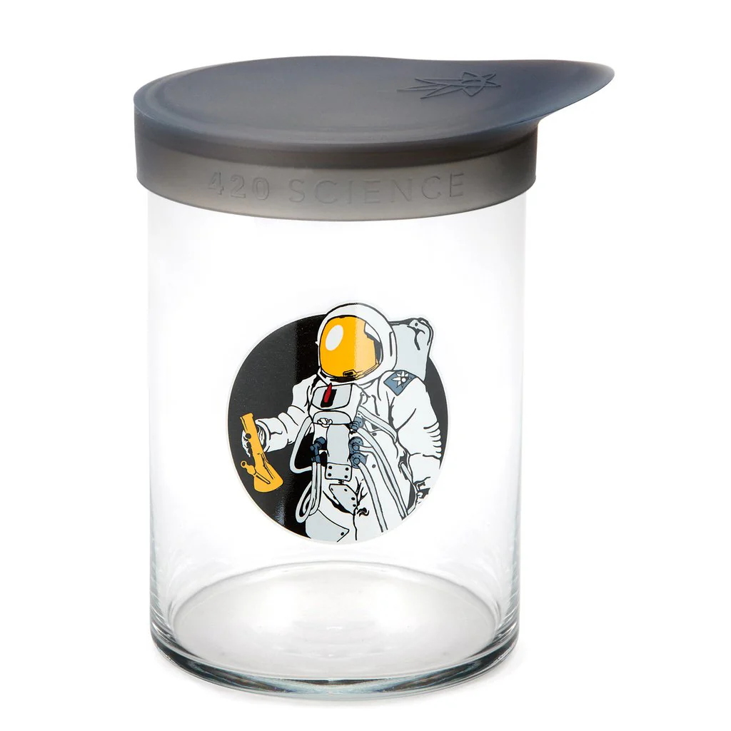 Large Wide Mouth Jar With Silicone Lid - Image 6