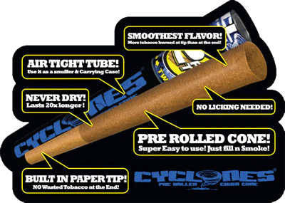 Cyclone King Size Pre-rolled Cigar Cone