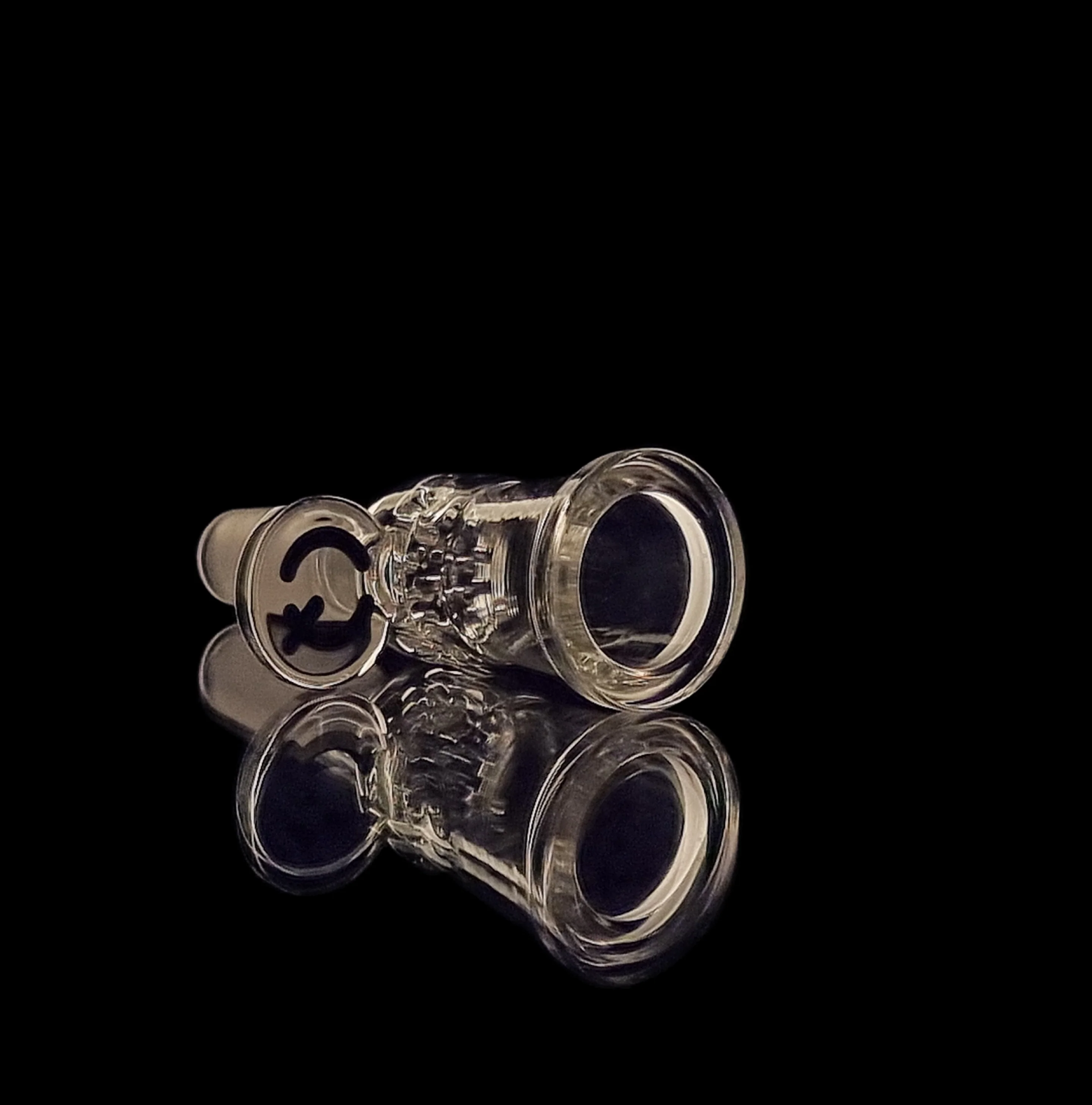 Short Glass Ball Vape Adapter Bowl by QaromaShop - Image 3
