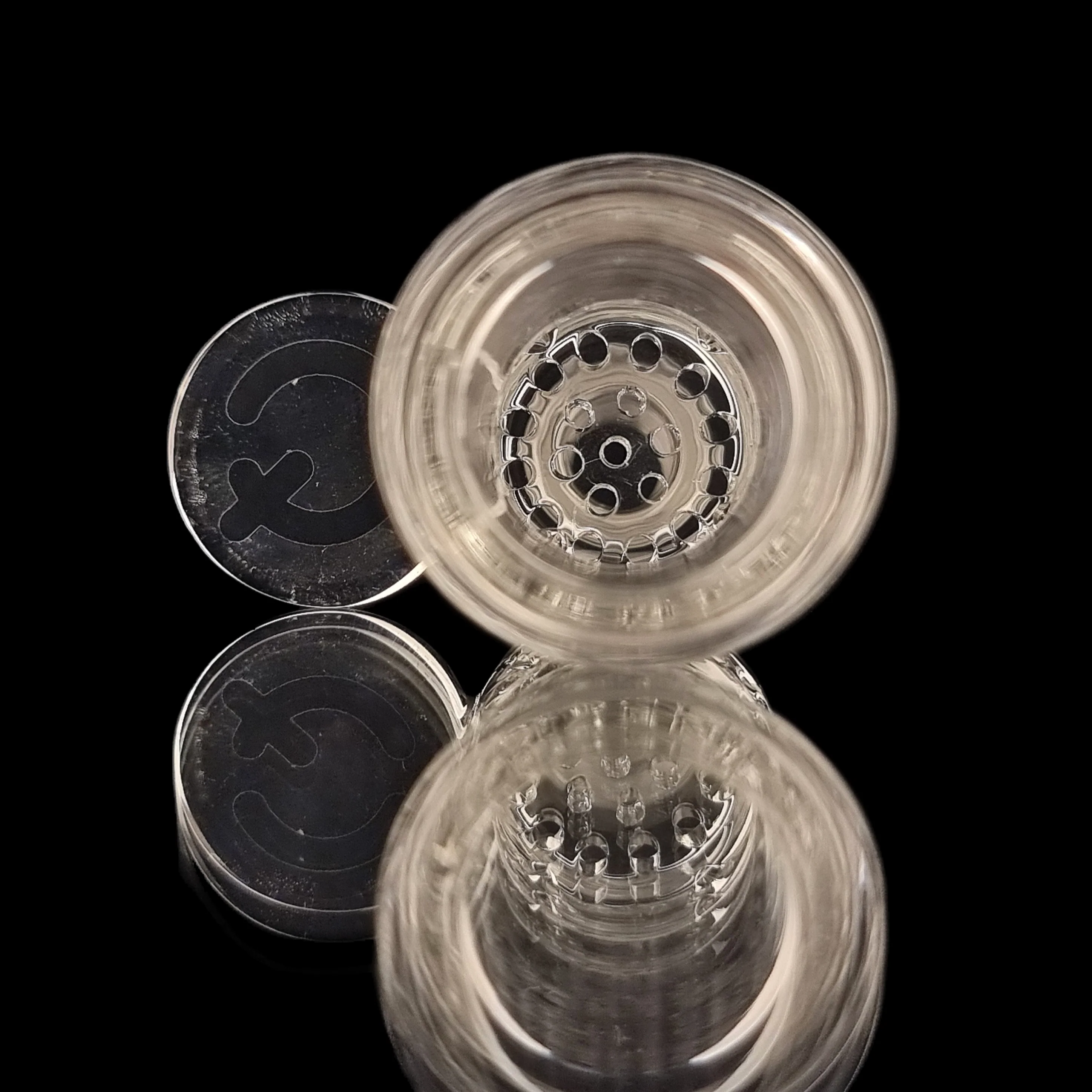 Short Glass Ball Vape Adapter Bowl by QaromaShop - Image 4