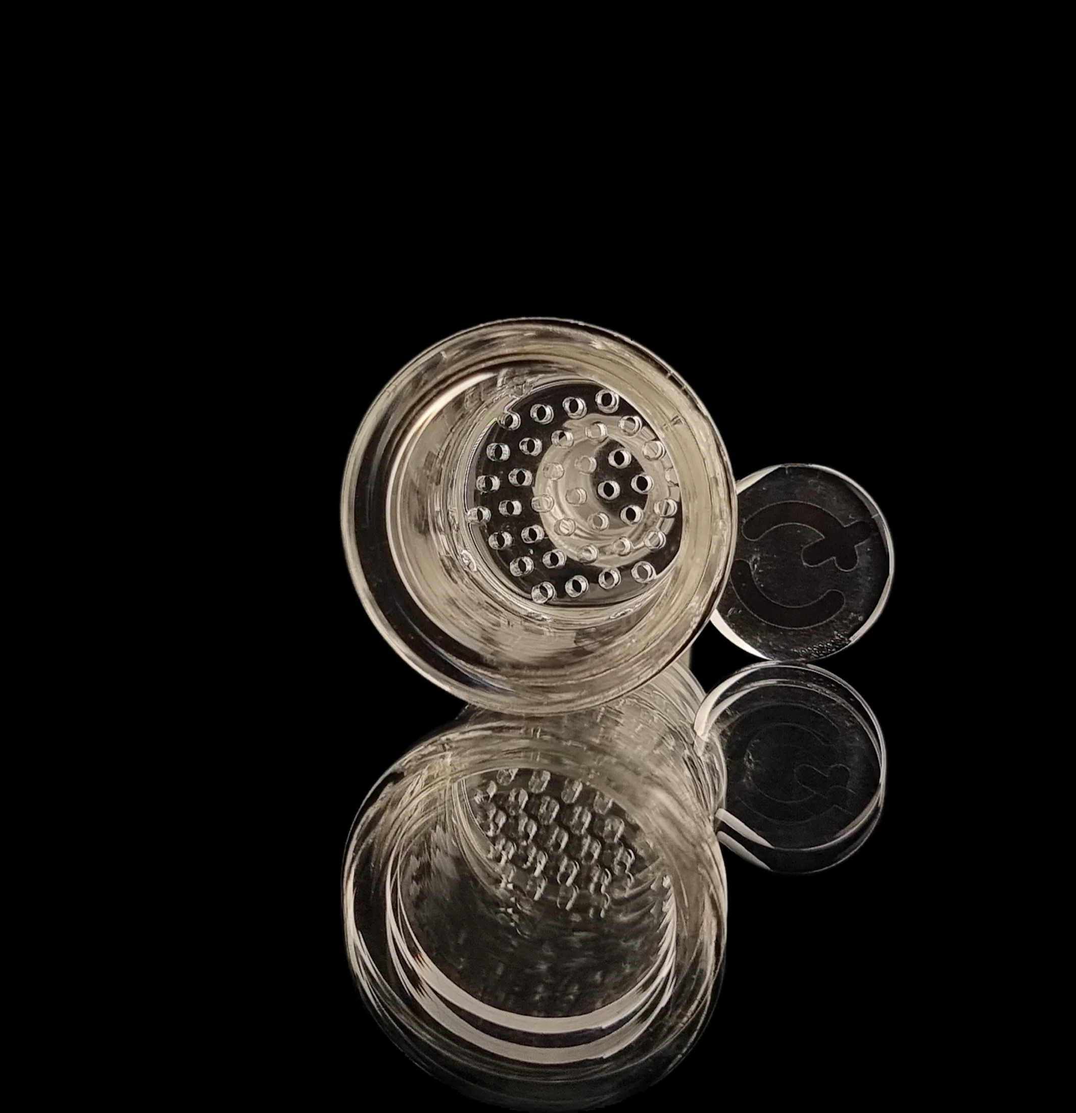 Dimpled XL Glass Ball Vape Bowl by QaromaShop - Image 3