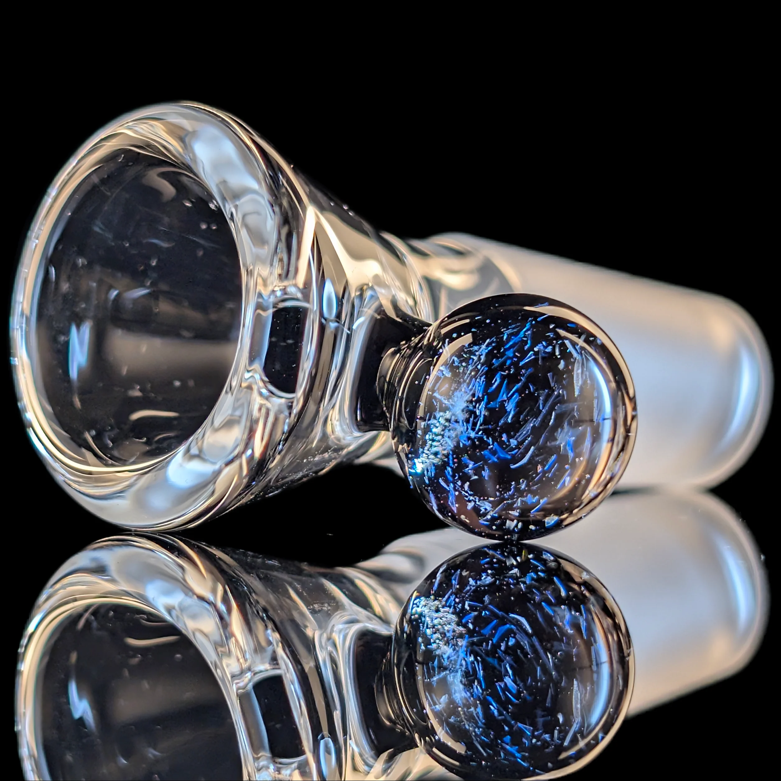 Empirical Glass Clear Restriction Slide w/ Dichro Marble 18mm - Image 6