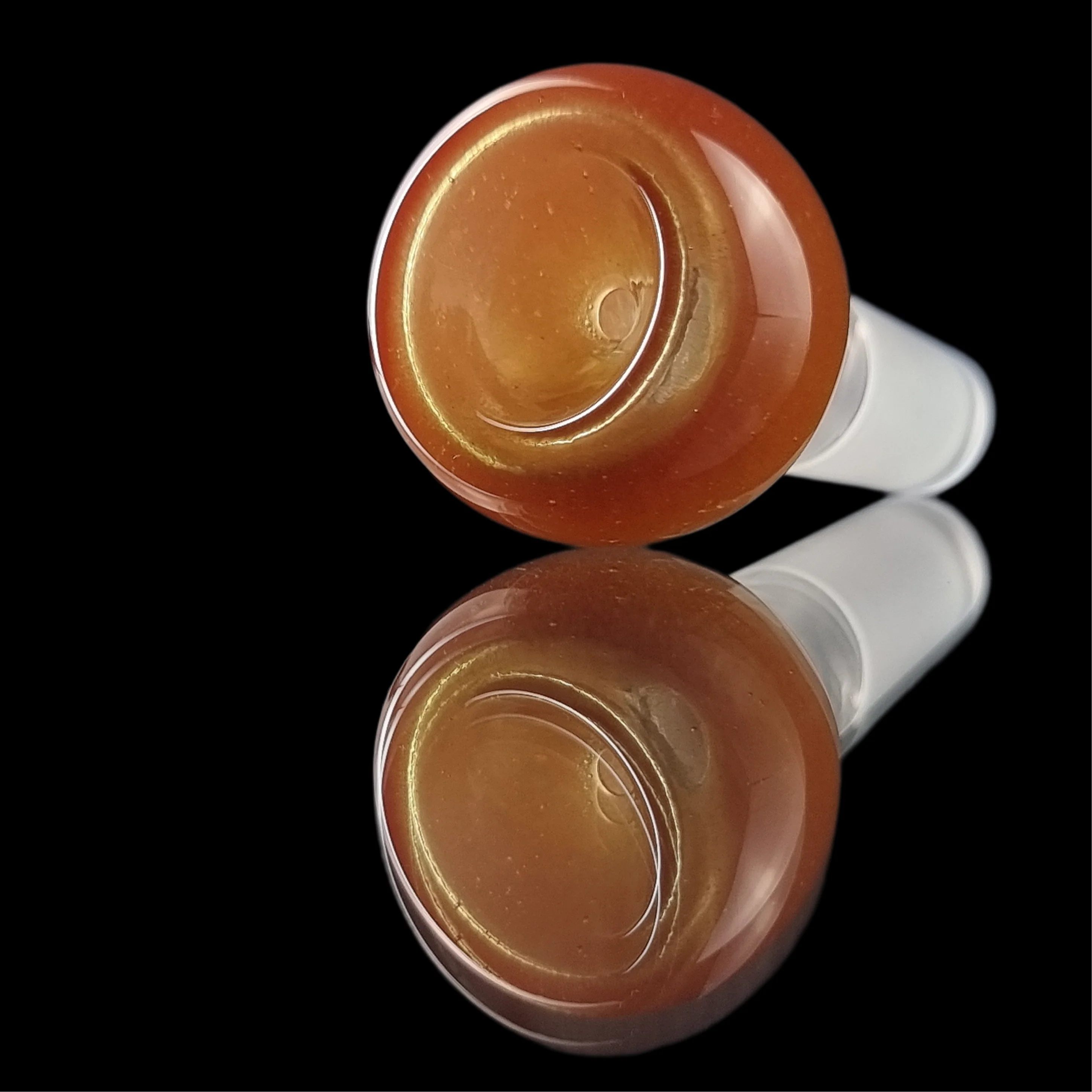 Caramel Push Bowl 14mm by Empirical Glass - Image 5