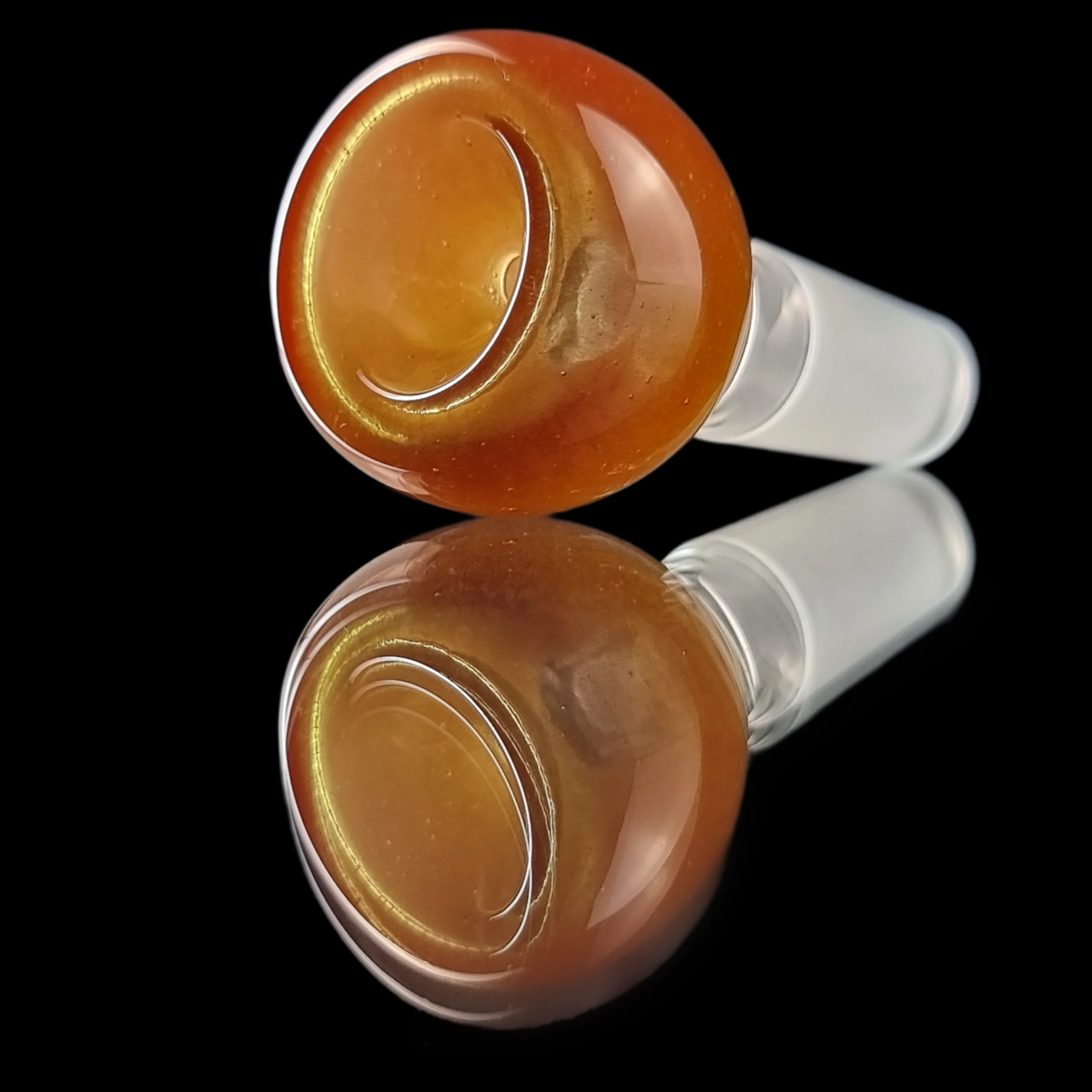 Caramel Push Bowl 14mm by Empirical Glass - Image 6