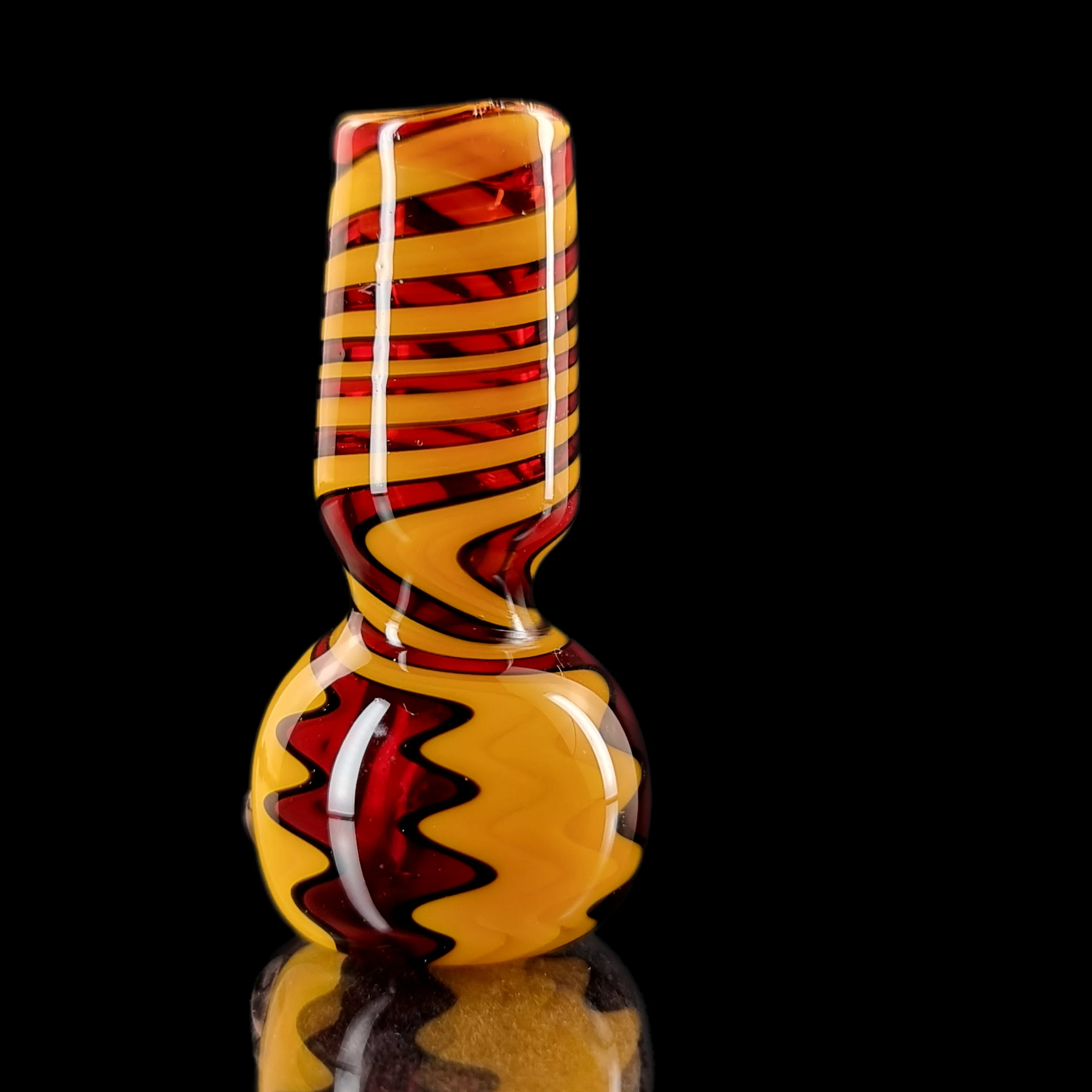 Yellow & Red Wig Wag Bowl 18mm by Gladstone USA - Image 5