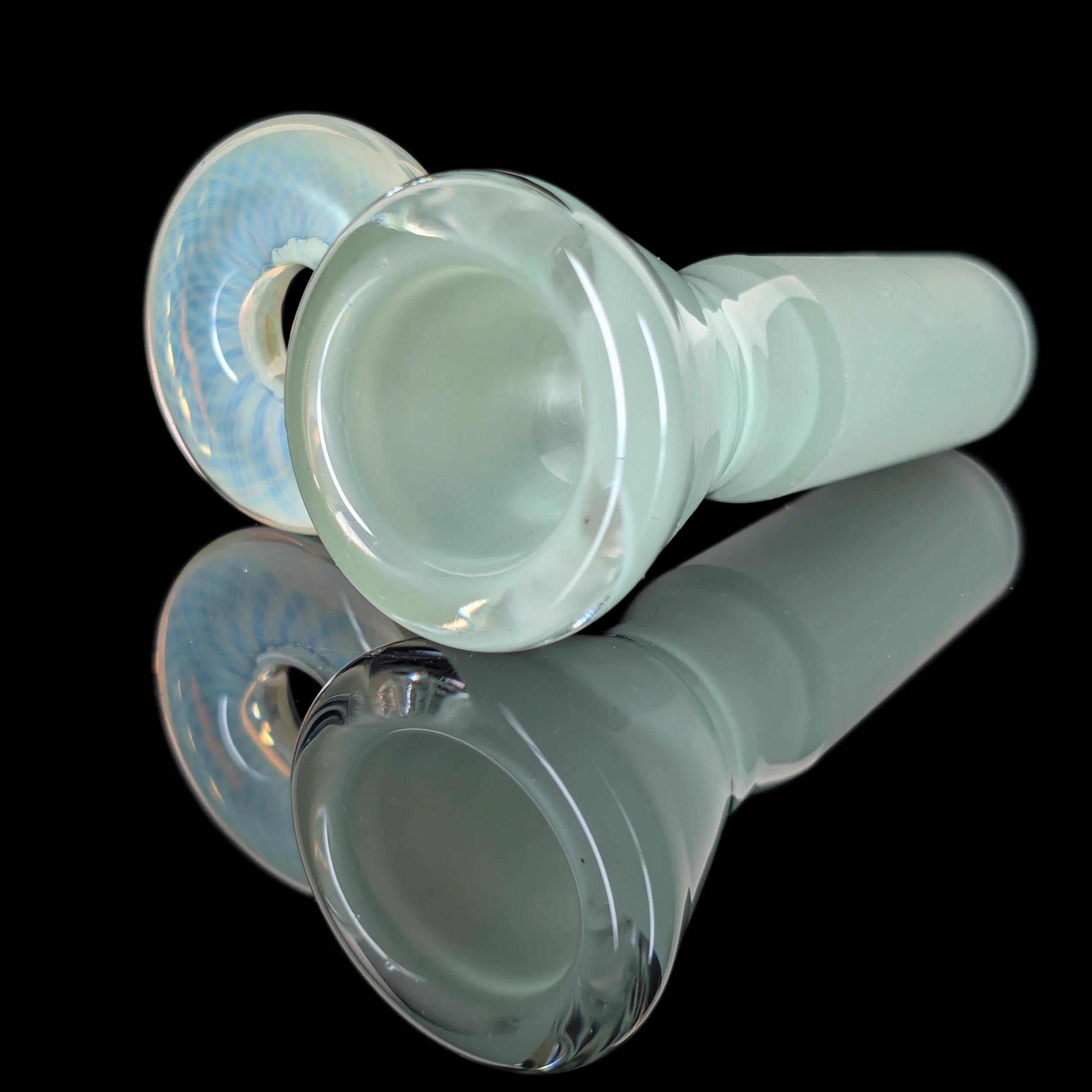 Fully Worked Restriction Slide w/ Fumicello Donut by Empirical Glass 14mm Mint - Image 3