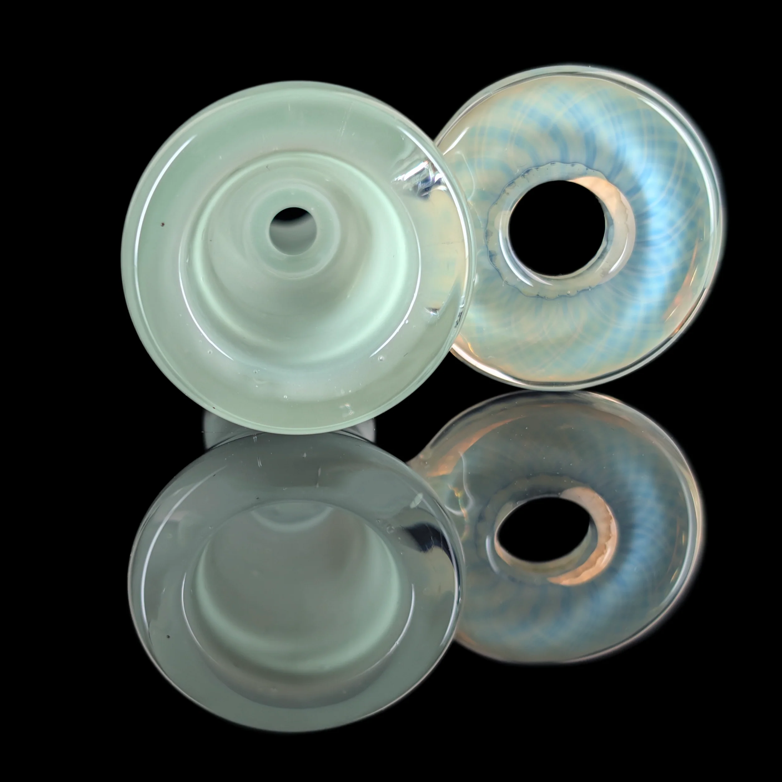 Fully Worked Restriction Slide w/ Fumicello Donut by Empirical Glass 14mm Mint - Image 4