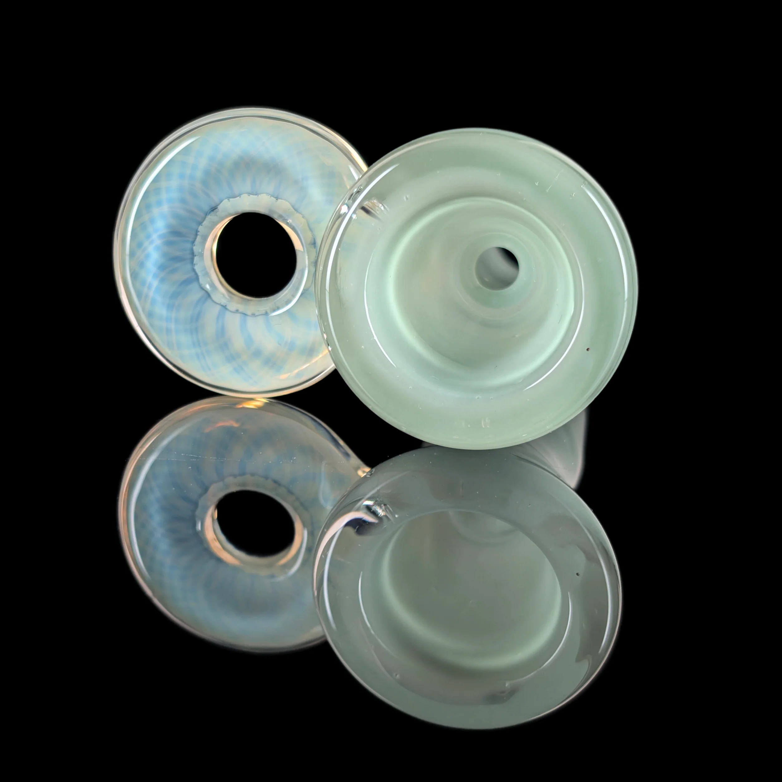 Fully Worked Restriction Slide w/ Fumicello Donut by Empirical Glass 14mm Mint - Image 6