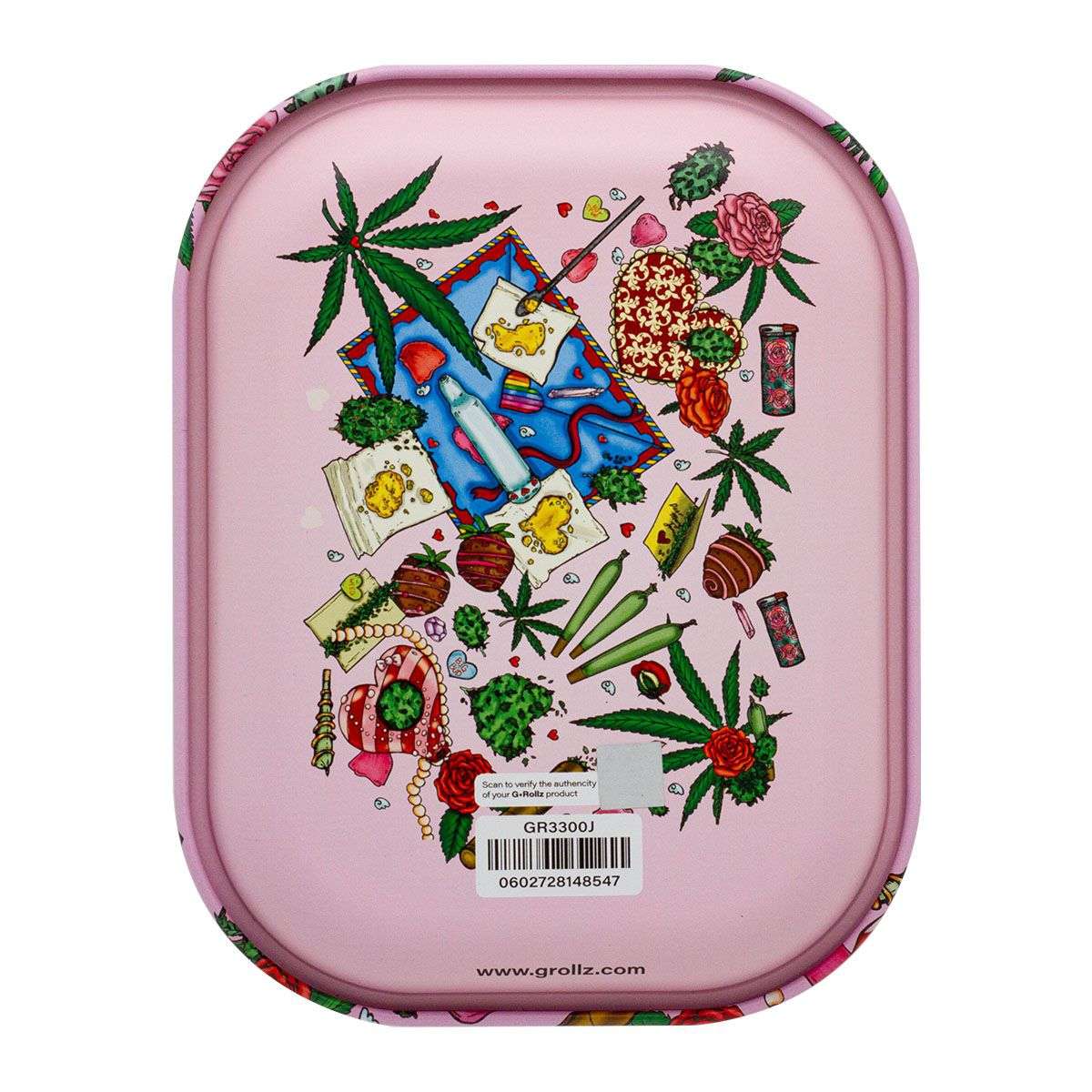 G-Rollz Amsterdam Picnic Rolling Tray Metal Small 18x14cm - Image 2