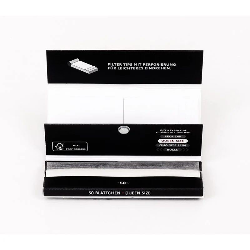 Gizeh Black Queen Size 1 1/4 Papers + Tips w/ magnetic closure - Image 3