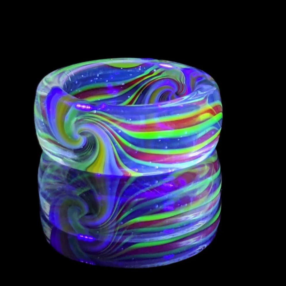 Glass UV Reactive Ring by Pho Sco USA