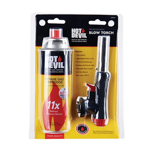 Hot Devil Professional Blow Torch Head With Free Gas Can *IN STORE PICK UP ONLY* - Image 2
