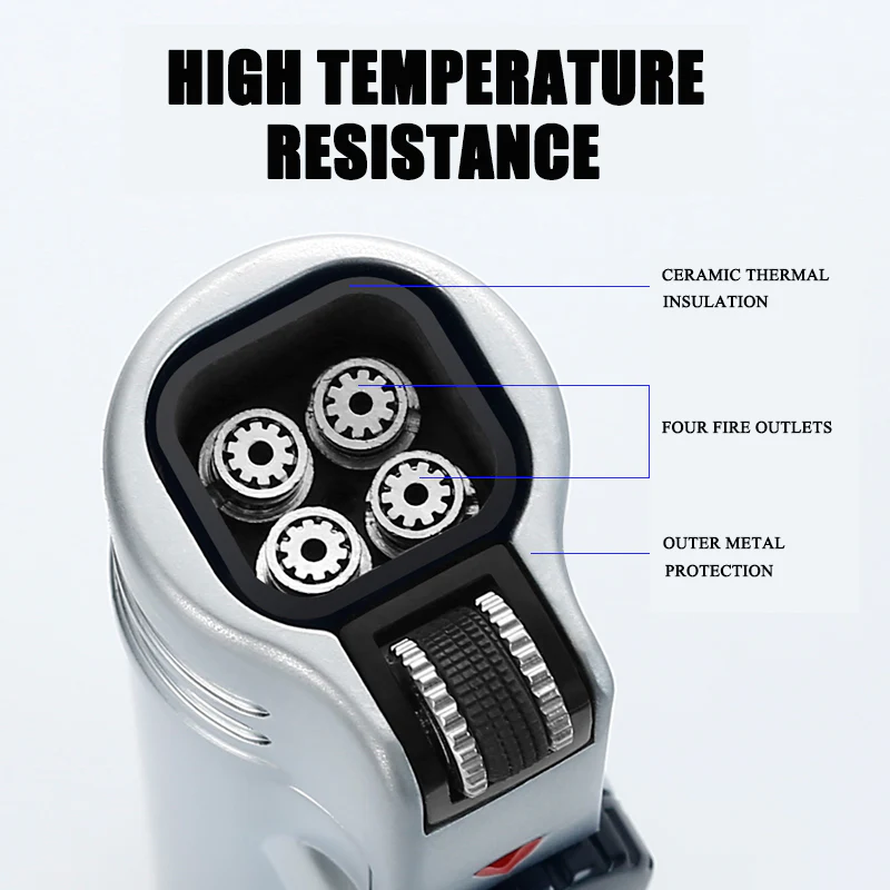 Jobon 4 Flame Jet Lighter - Image 2