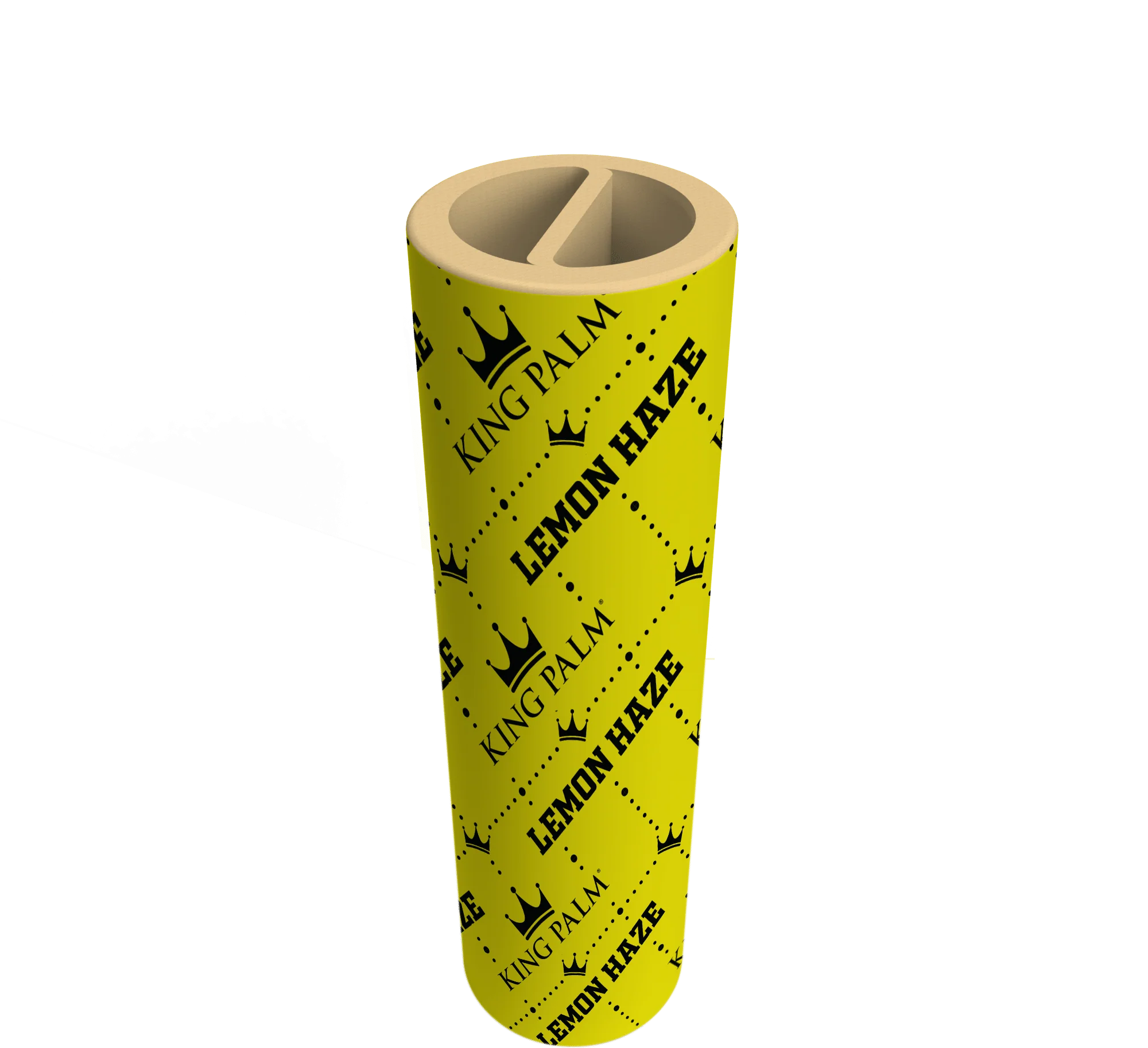 King Palm French Brown Lemon Haze 1 1/4 Rolling Papers w/ Pop Filters - Image 3