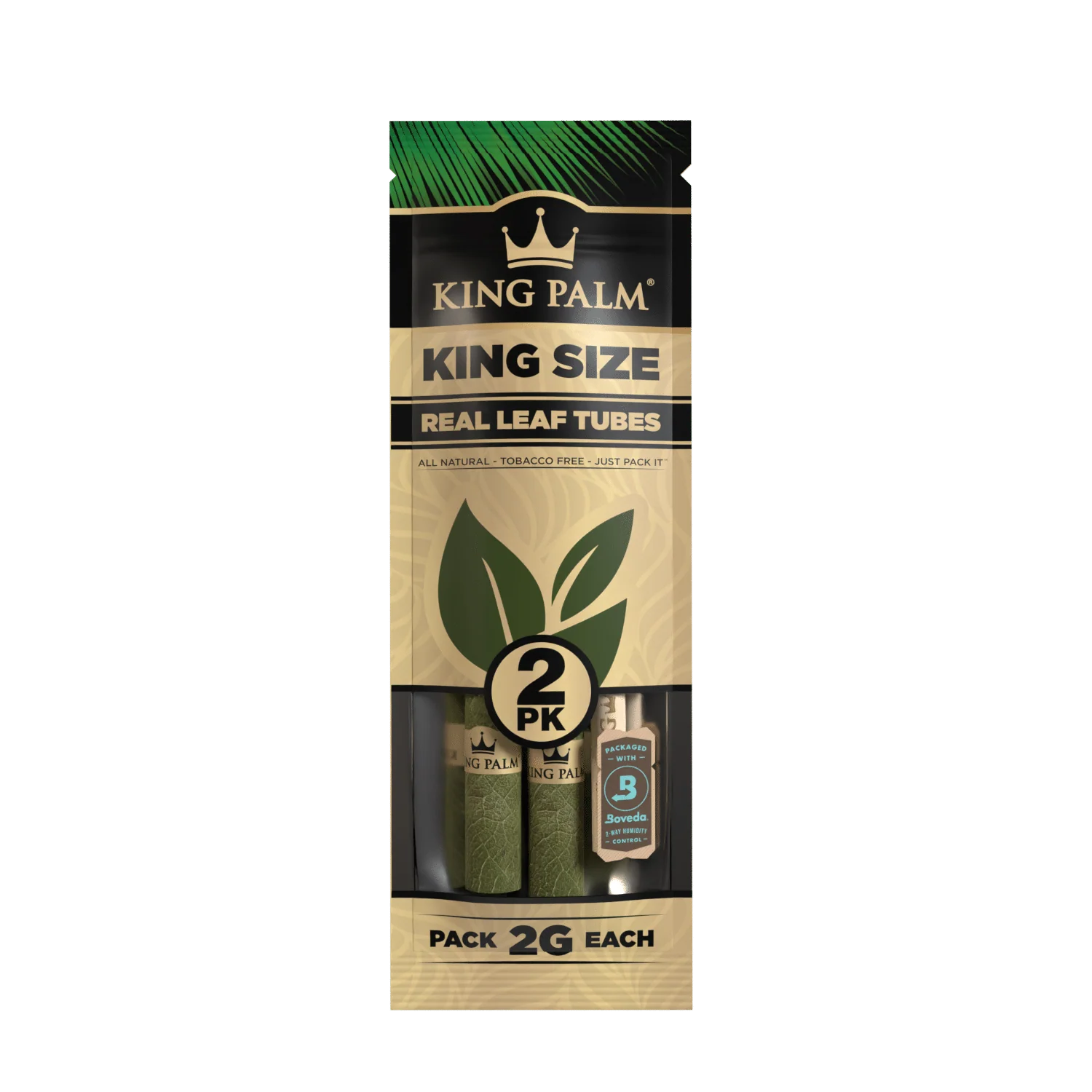 King Palm King Rolls 2 Pack Natural
