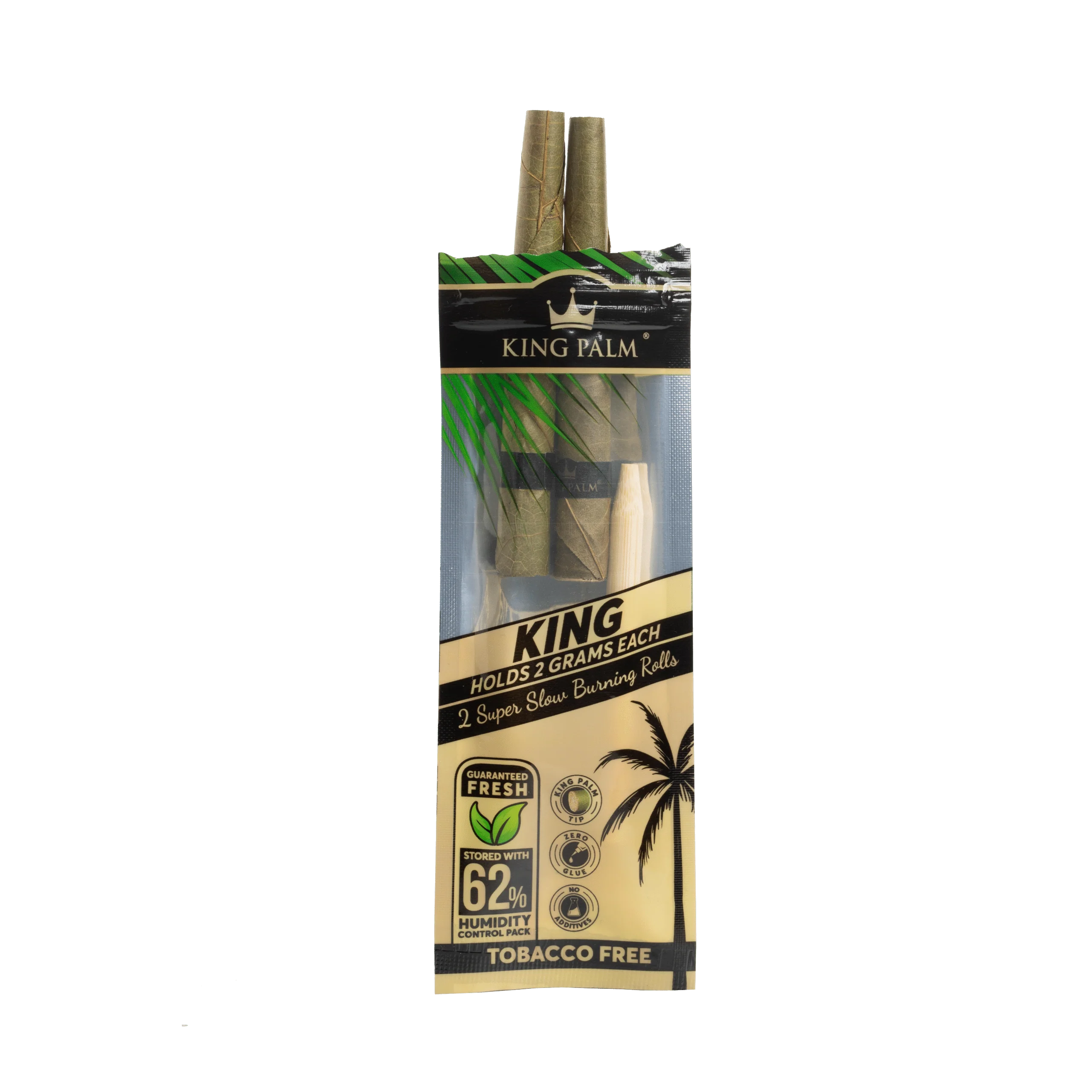 King Palm King Rolls 2 Pack Natural - Image 2