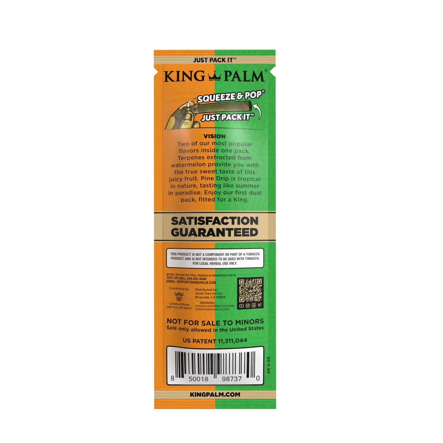 King Palm King Rolls Pine Drip & Watermelon Dual Pack - Image 2