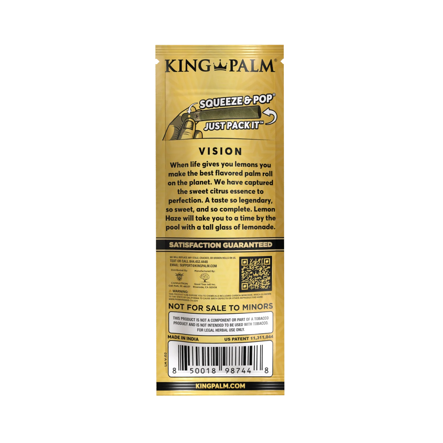 King Palm Mini Rolls 2 Pack Lemon Haze - Image 6