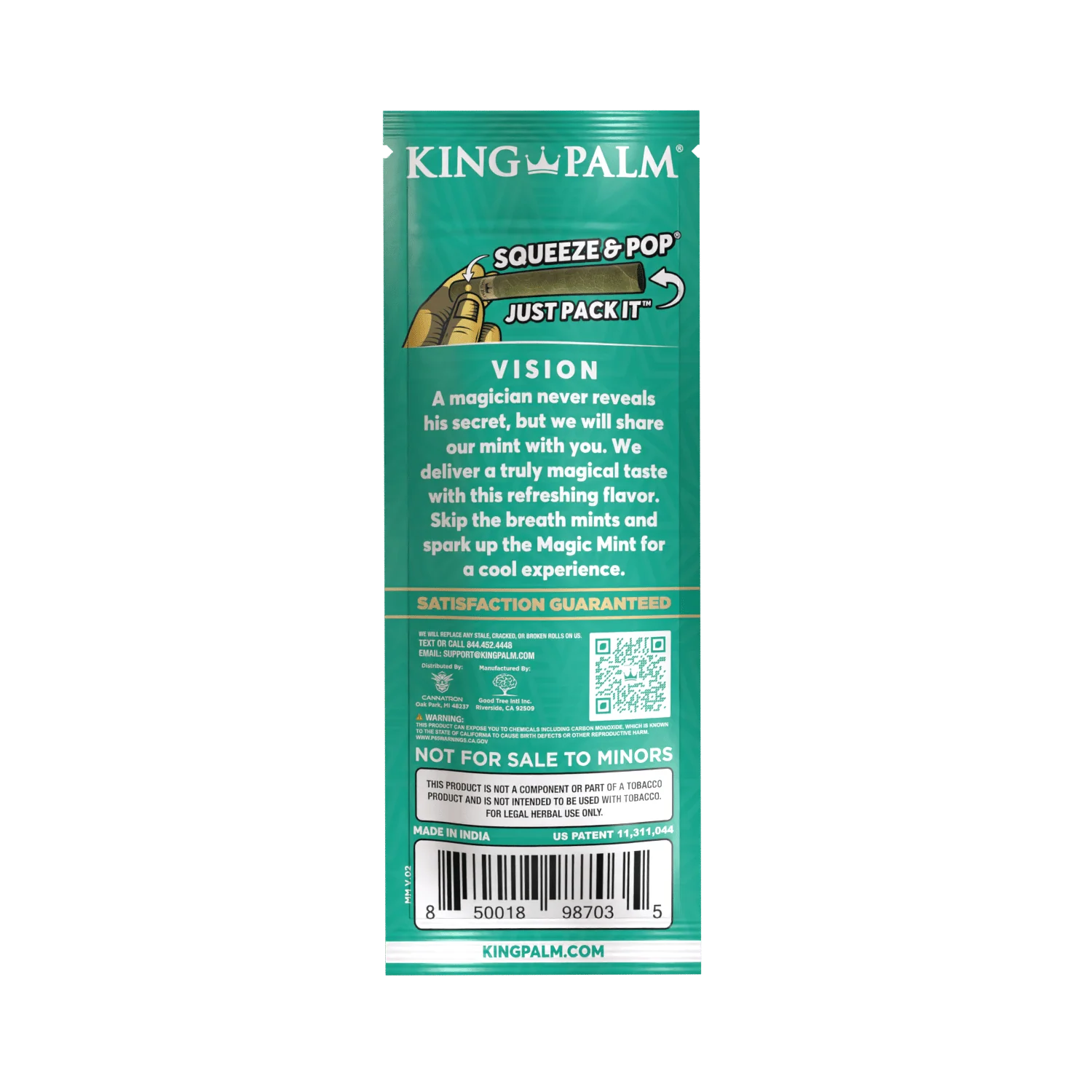 King Palm Mini Rolls 2 Pack Magic Mint - Image 6