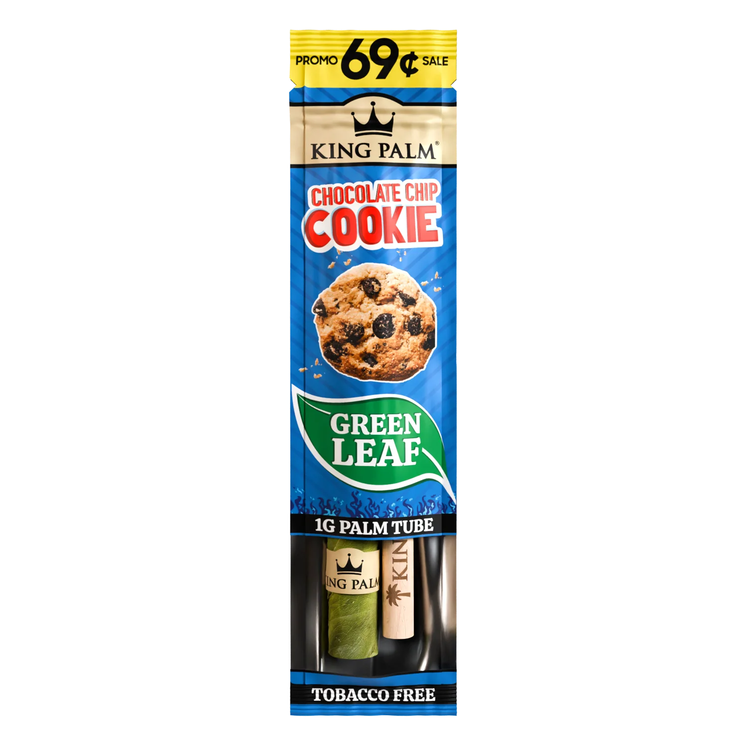 King Palm Mini Rolls Single Pack Chocolate Chip