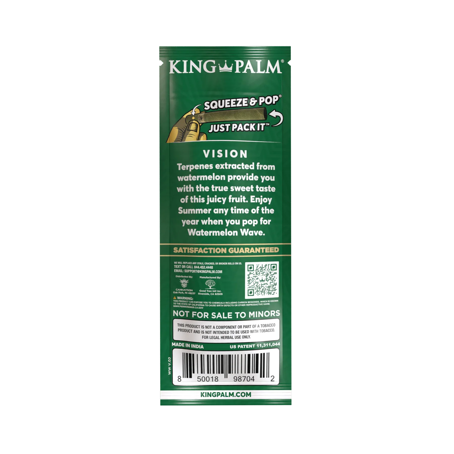 King Palm Slim Rolls 2 Pack Watermelon Wave - Image 4