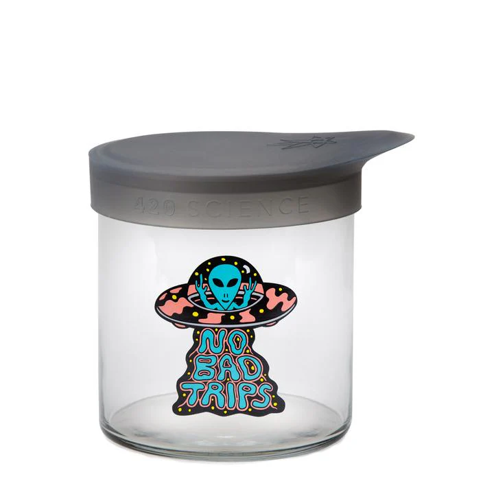 Medium Wide Mouth Jar With Silicone Lid - Image 3
