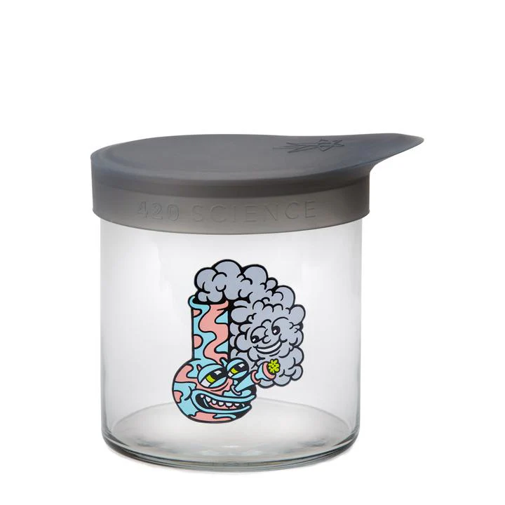 Medium Wide Mouth Jar With Silicone Lid - Image 4