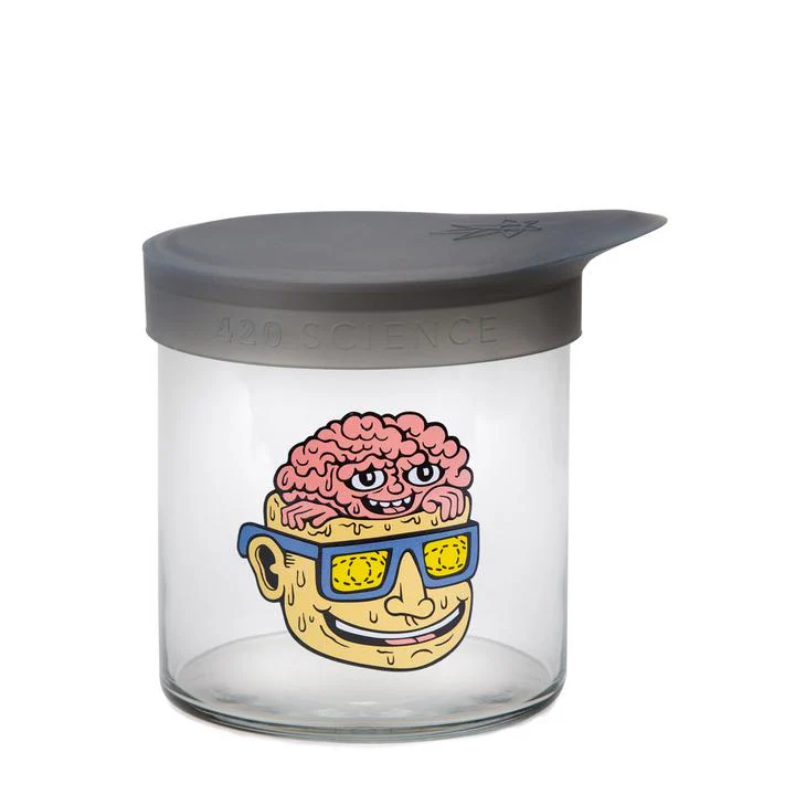 Medium Wide Mouth Jar With Silicone Lid - Image 5