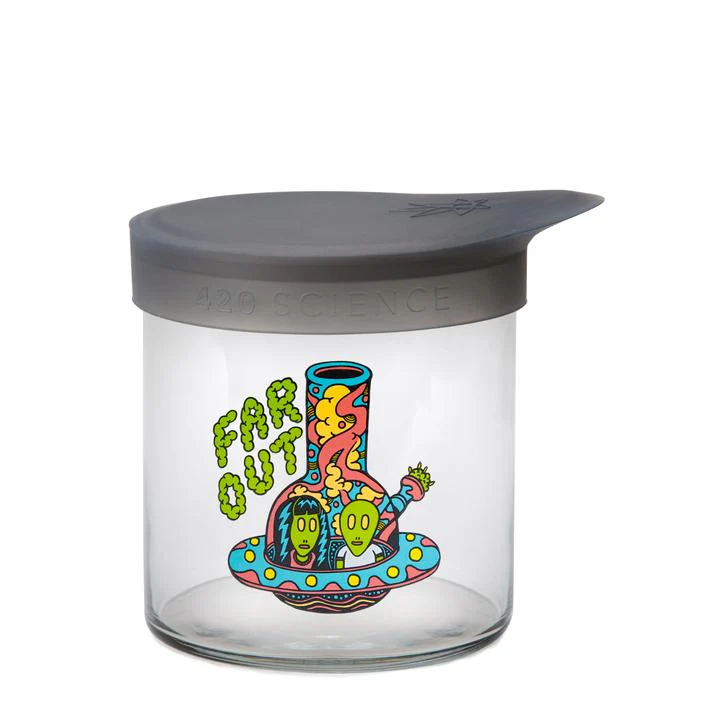 Medium Wide Mouth Jar With Silicone Lid - Image 7